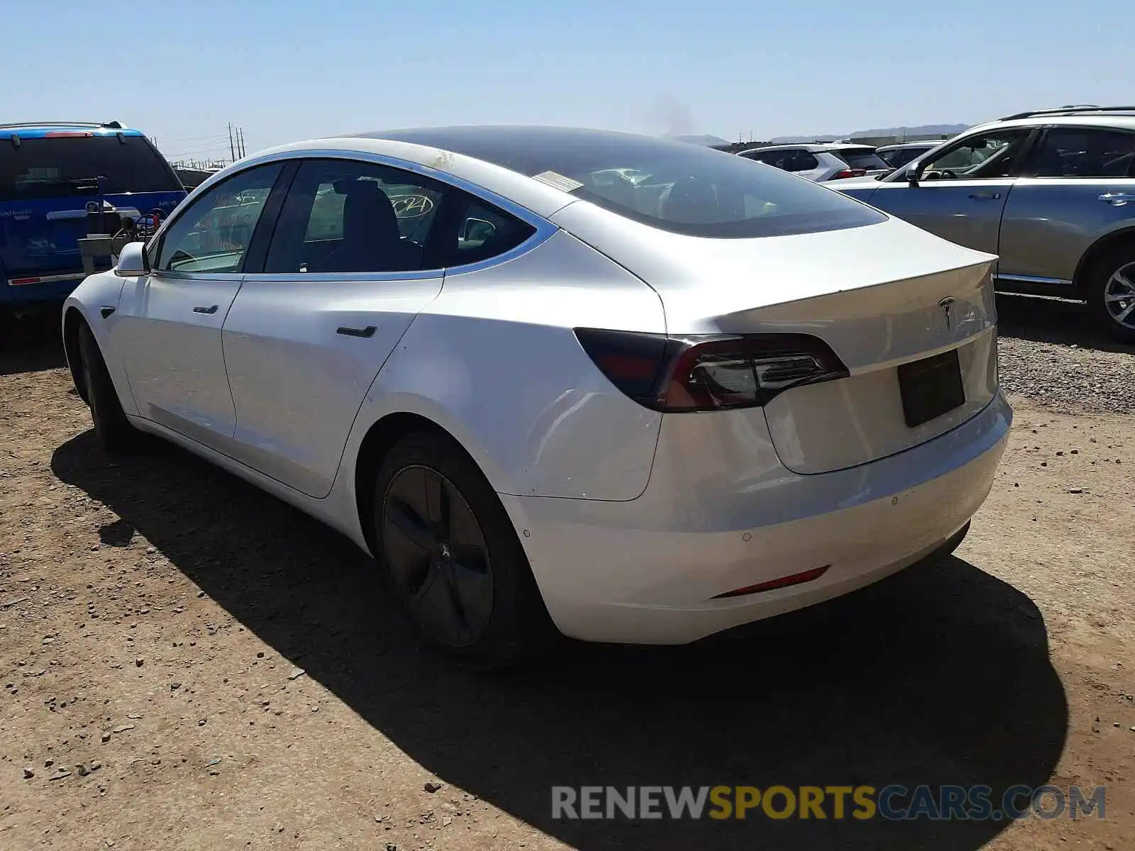 3 Photograph of a damaged car 5YJ3E1EA1KF401695 TESLA MODEL 3 2019