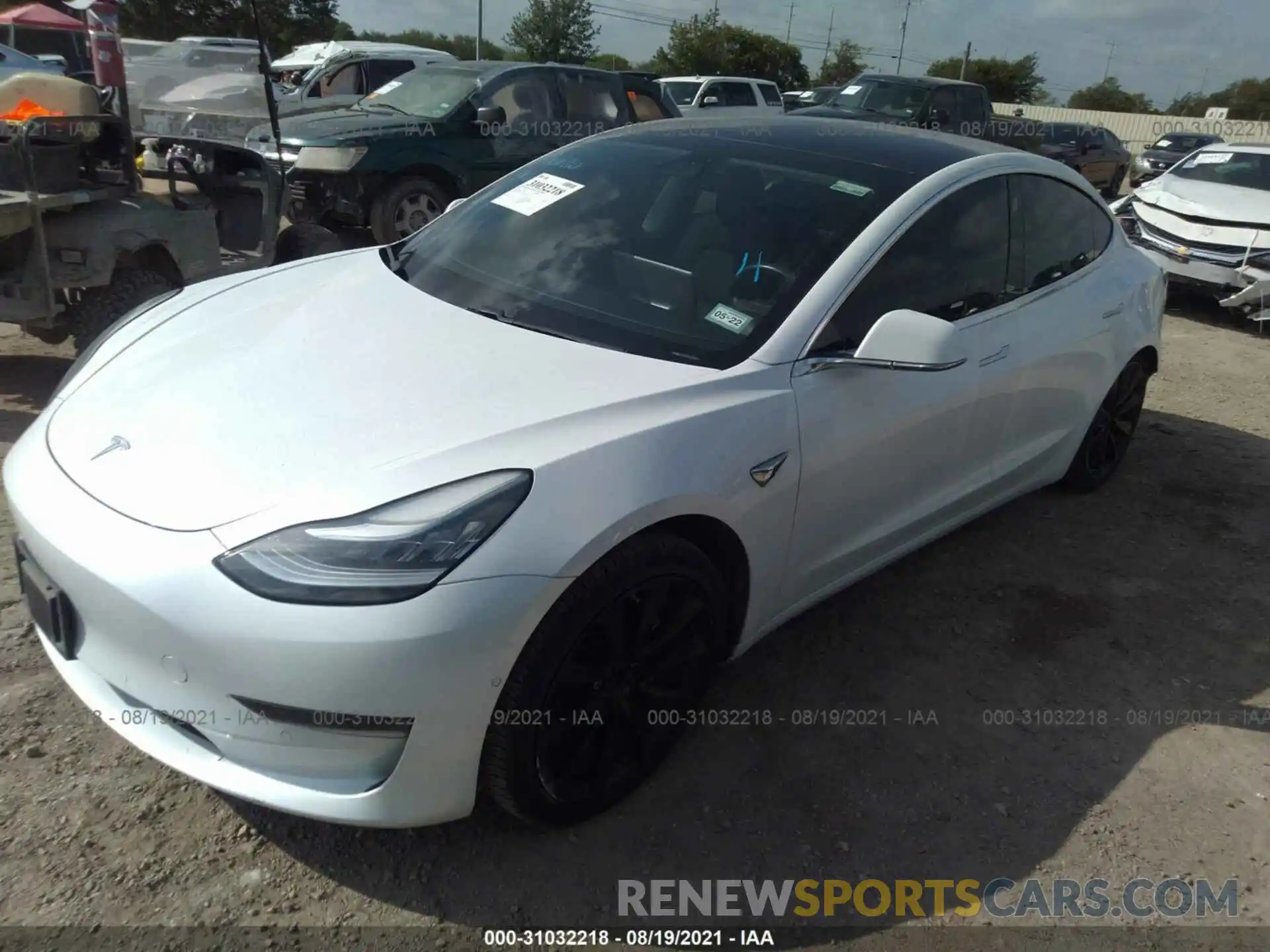 2 Фотография поврежденного автомобиля 5YJ3E1EA1KF402586 TESLA MODEL 3 2019