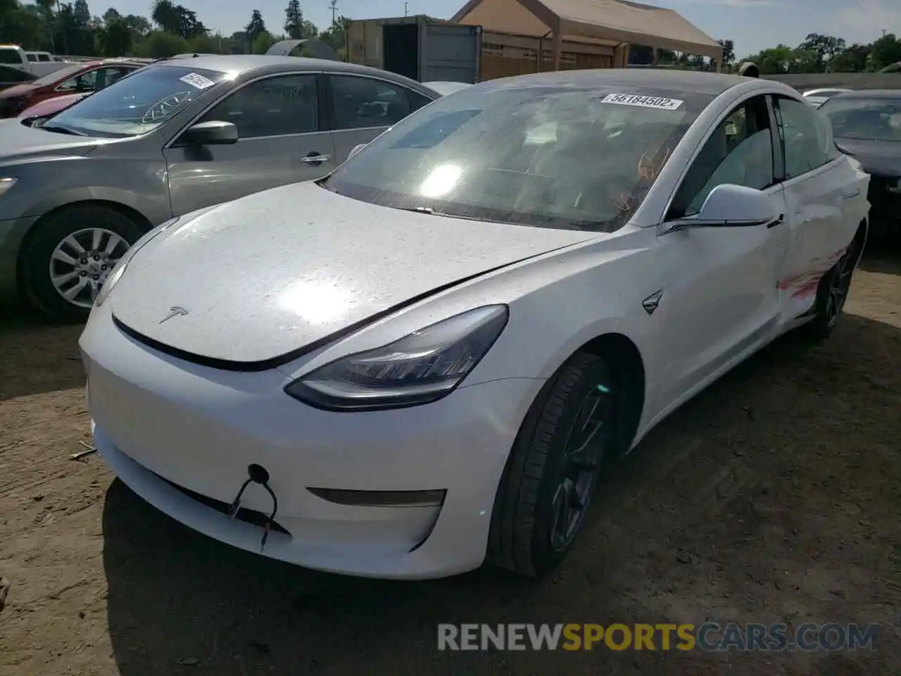 2 Фотография поврежденного автомобиля 5YJ3E1EA1KF402989 TESLA MODEL 3 2019