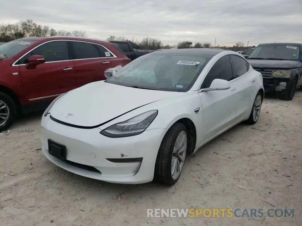 2 Фотография поврежденного автомобиля 5YJ3E1EA1KF407691 TESLA MODEL 3 2019