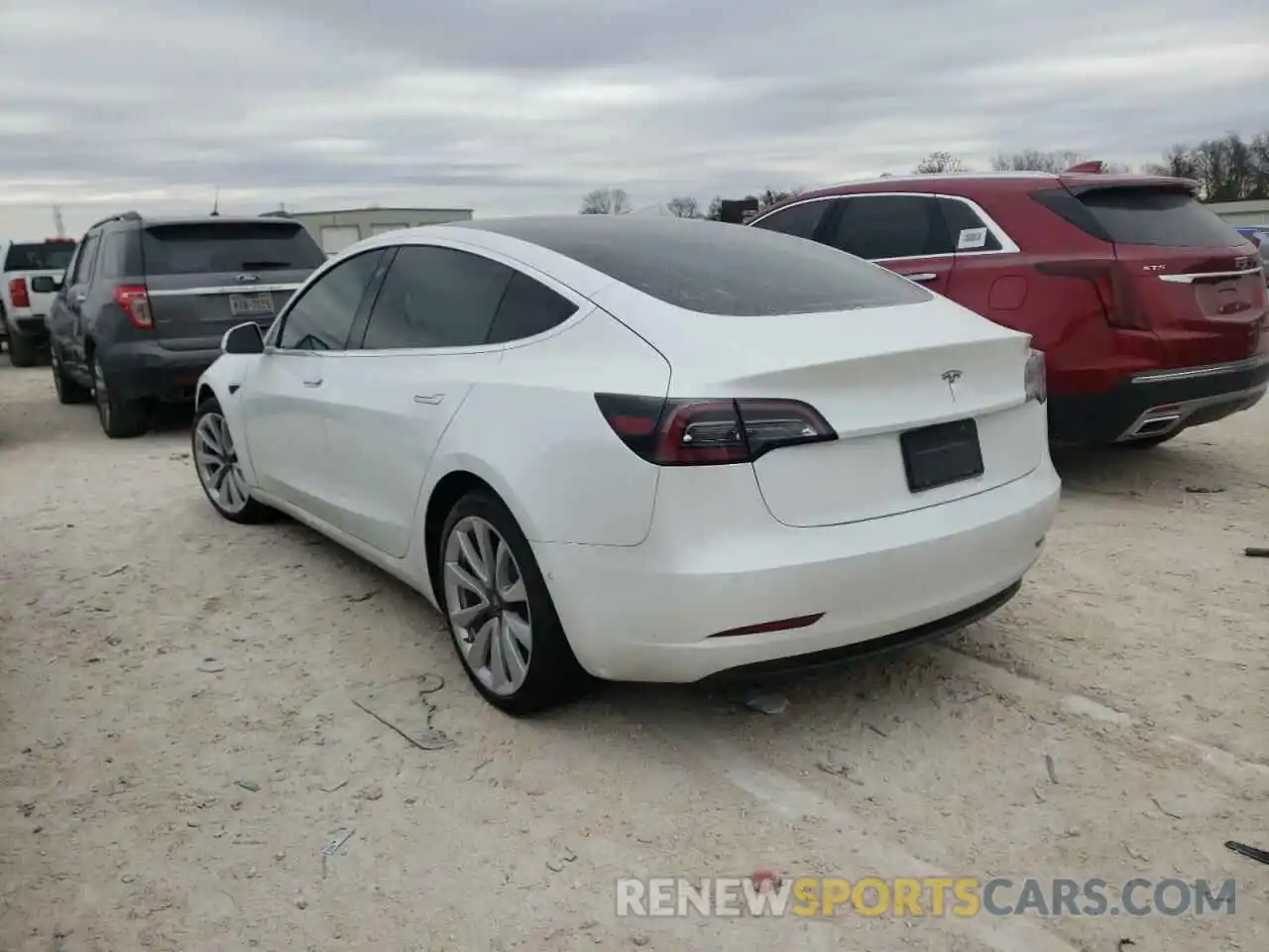 3 Photograph of a damaged car 5YJ3E1EA1KF407691 TESLA MODEL 3 2019