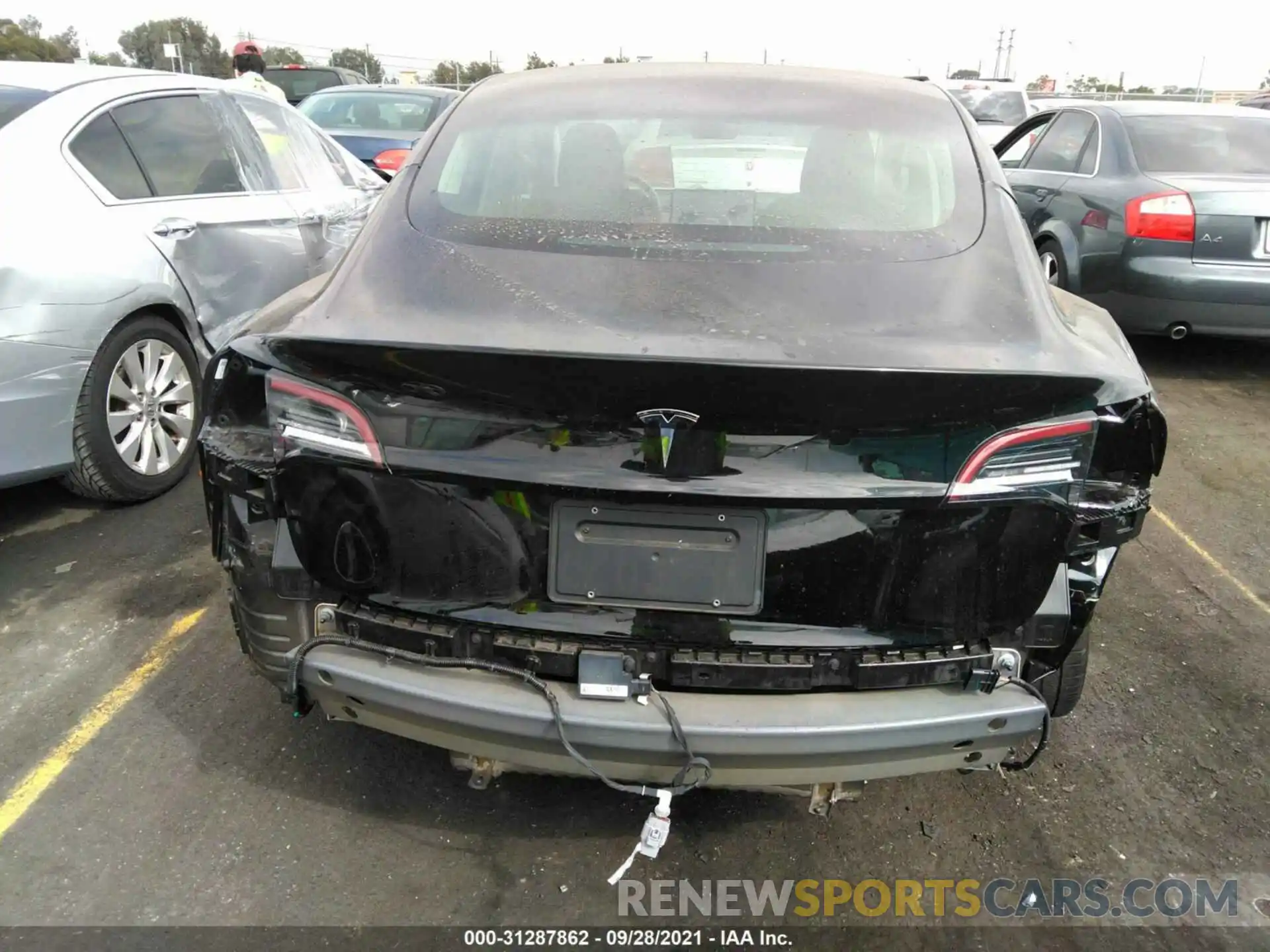 6 Photograph of a damaged car 5YJ3E1EA1KF410087 TESLA MODEL 3 2019