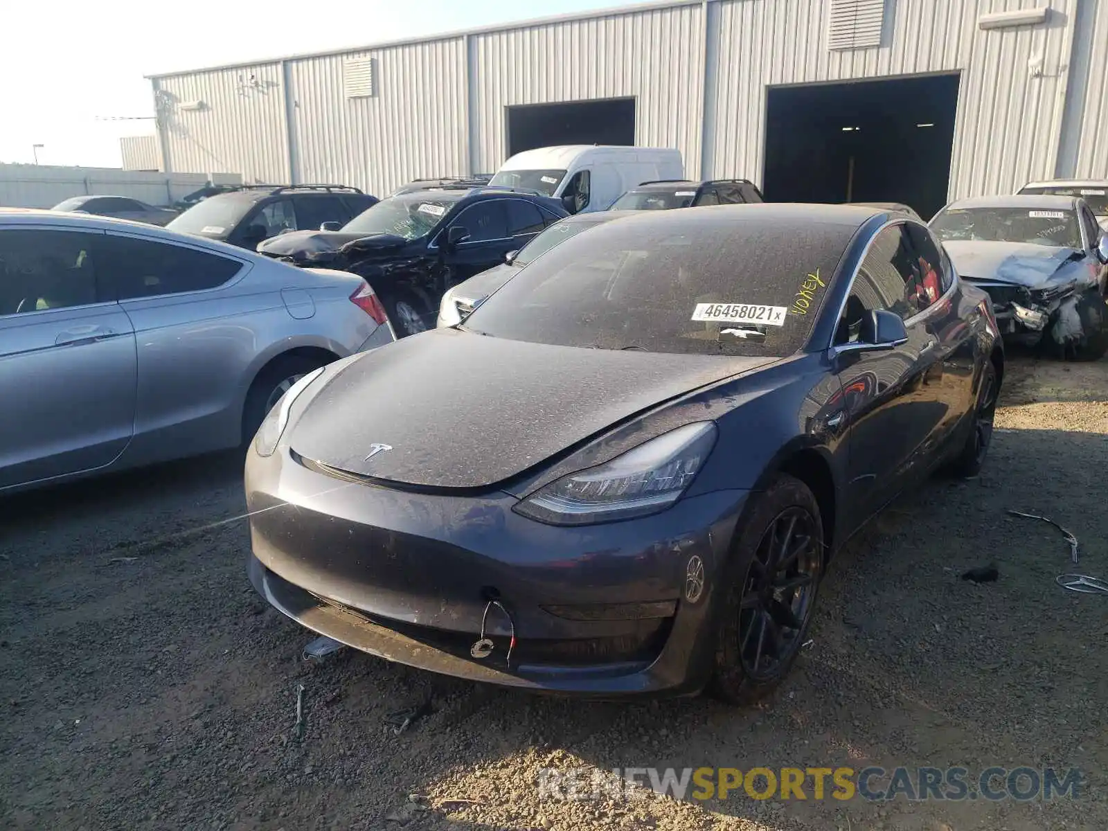 2 Фотография поврежденного автомобиля 5YJ3E1EA1KF411062 TESLA MODEL 3 2019