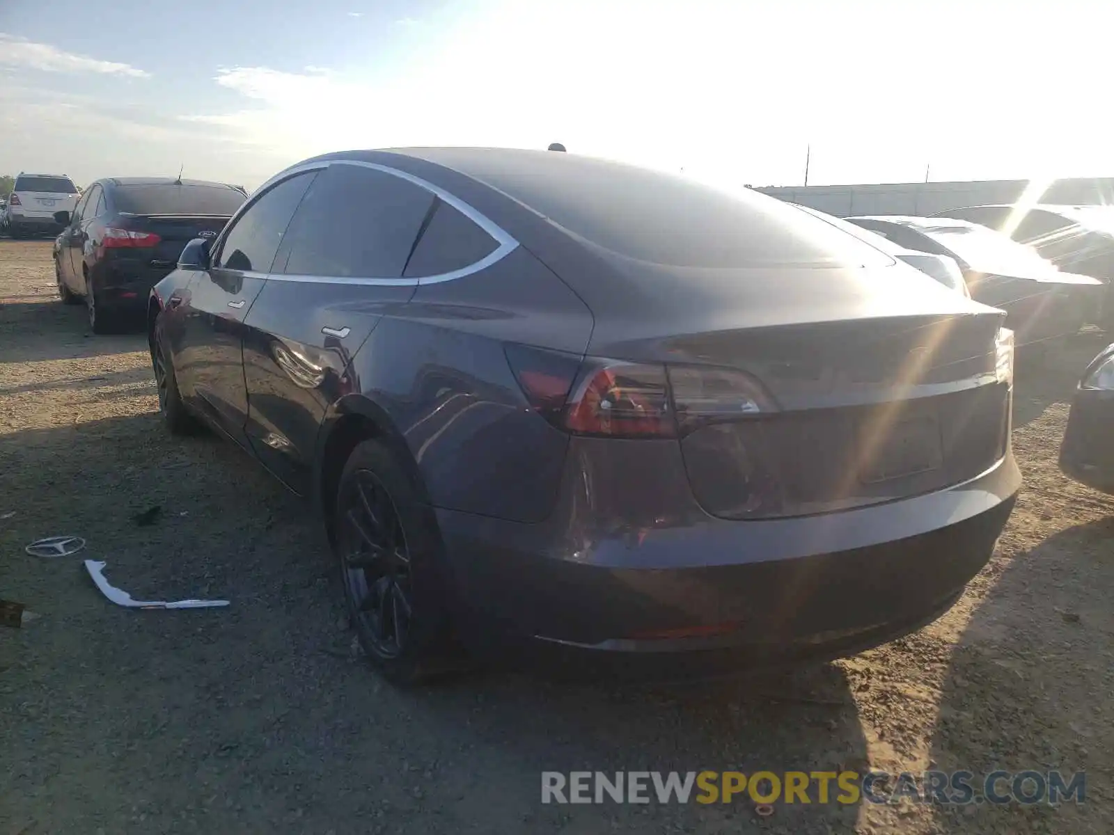 3 Photograph of a damaged car 5YJ3E1EA1KF411062 TESLA MODEL 3 2019