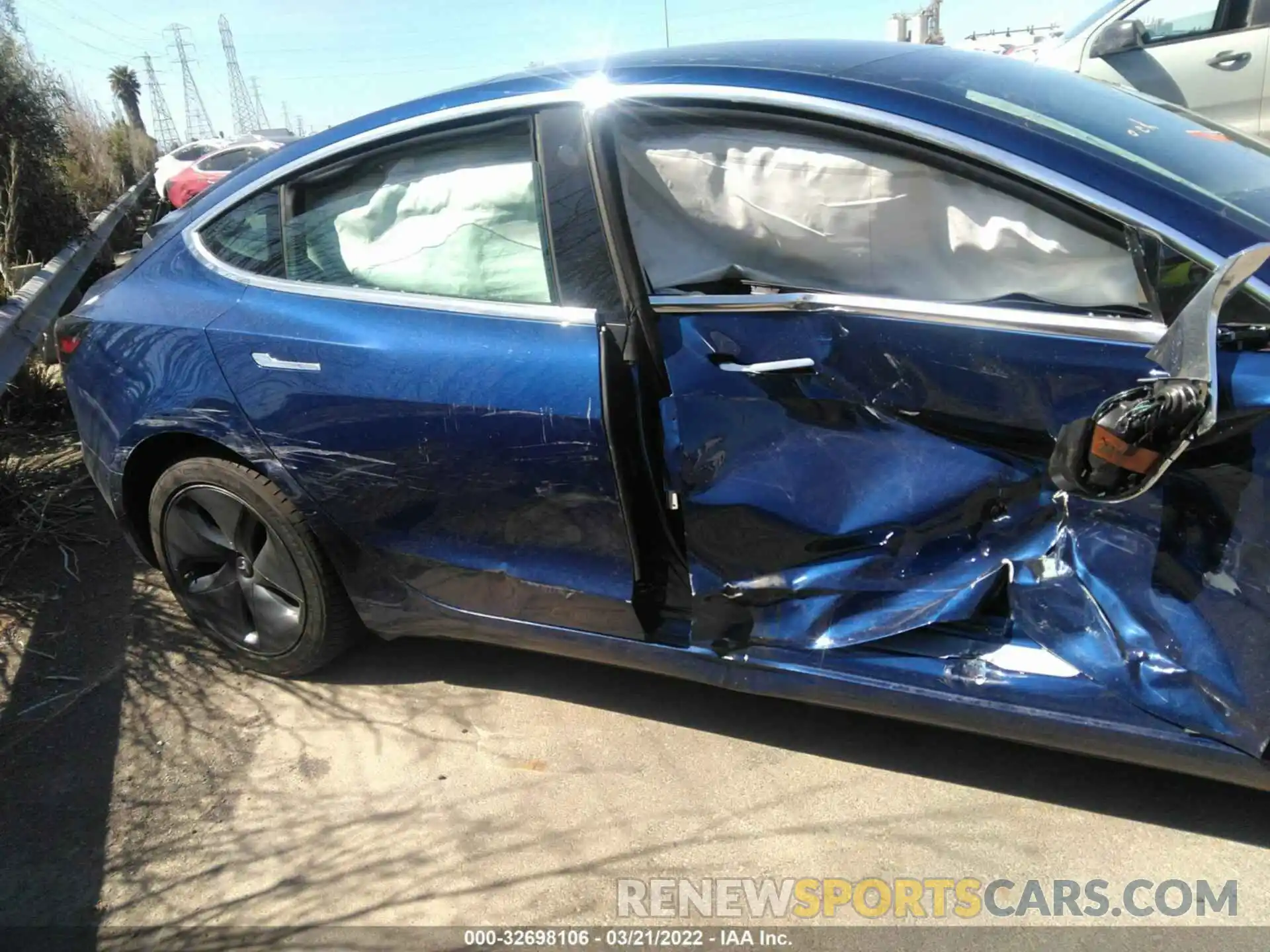 6 Photograph of a damaged car 5YJ3E1EA1KF411868 TESLA MODEL 3 2019