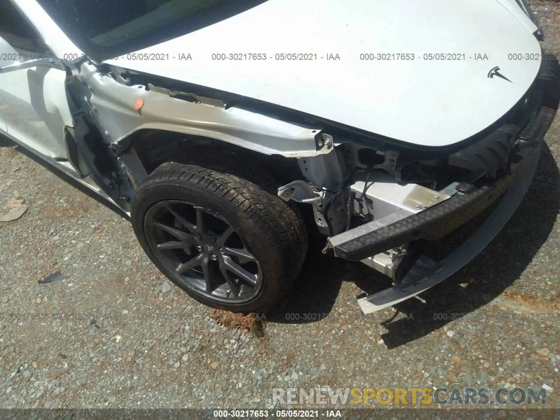 6 Photograph of a damaged car 5YJ3E1EA1KF412342 TESLA MODEL 3 2019