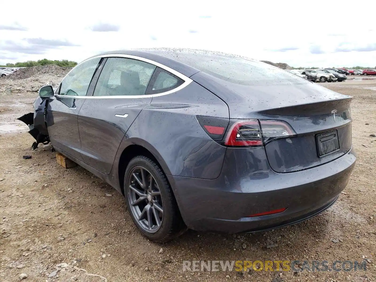 3 Photograph of a damaged car 5YJ3E1EA1KF416147 TESLA MODEL 3 2019