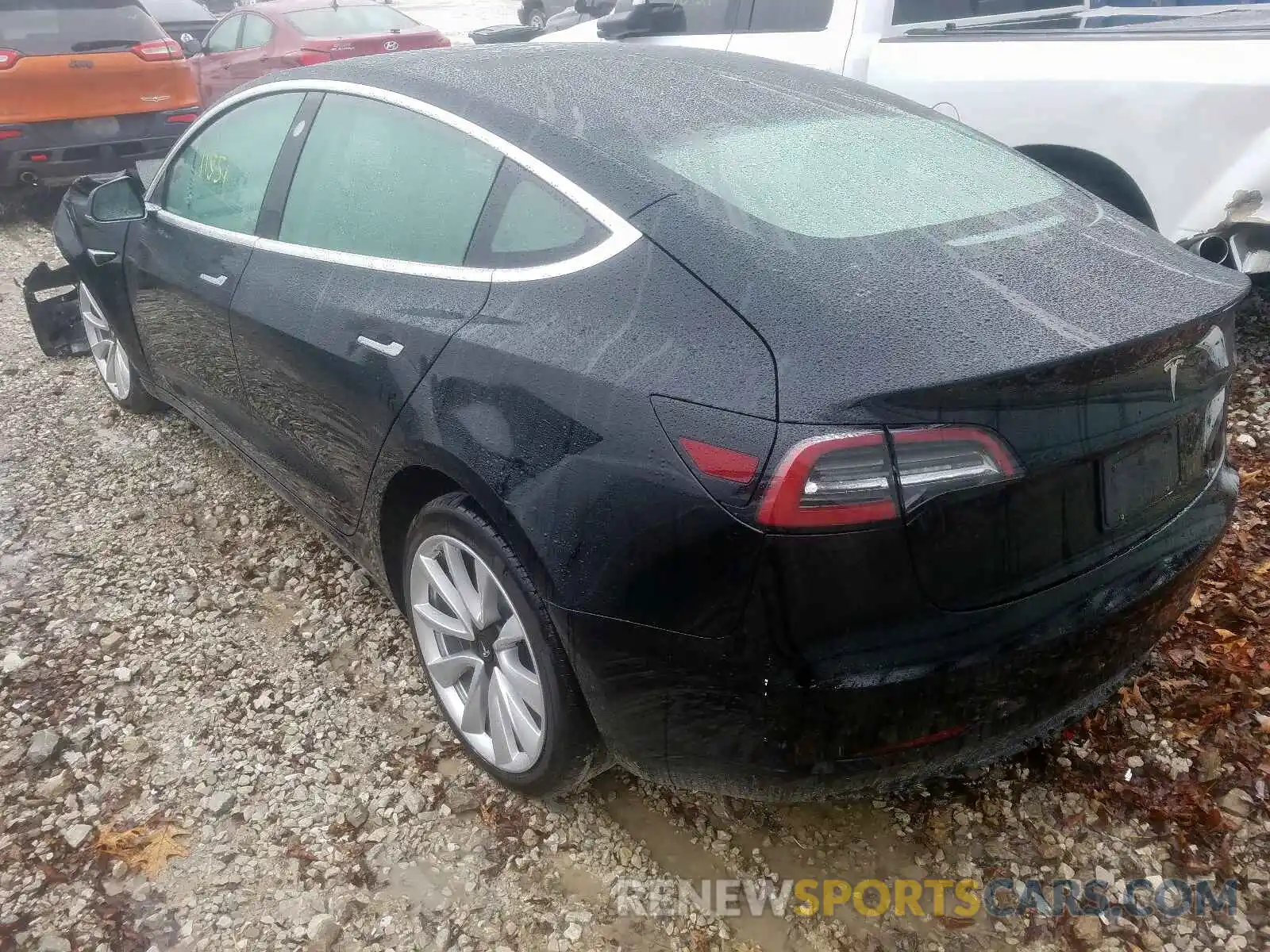 3 Photograph of a damaged car 5YJ3E1EA1KF416925 TESLA MODEL 3 2019