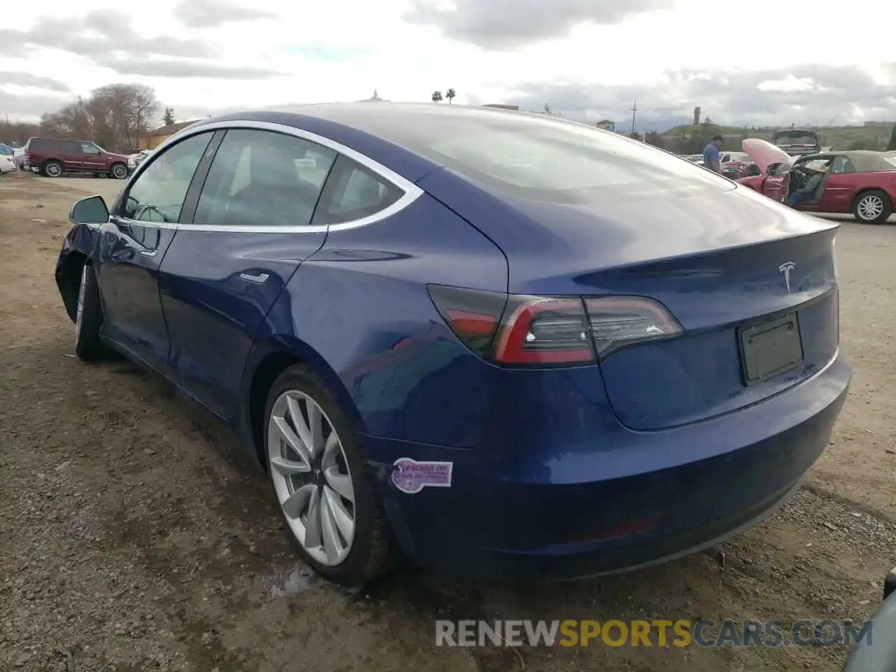 3 Photograph of a damaged car 5YJ3E1EA1KF417380 TESLA MODEL 3 2019