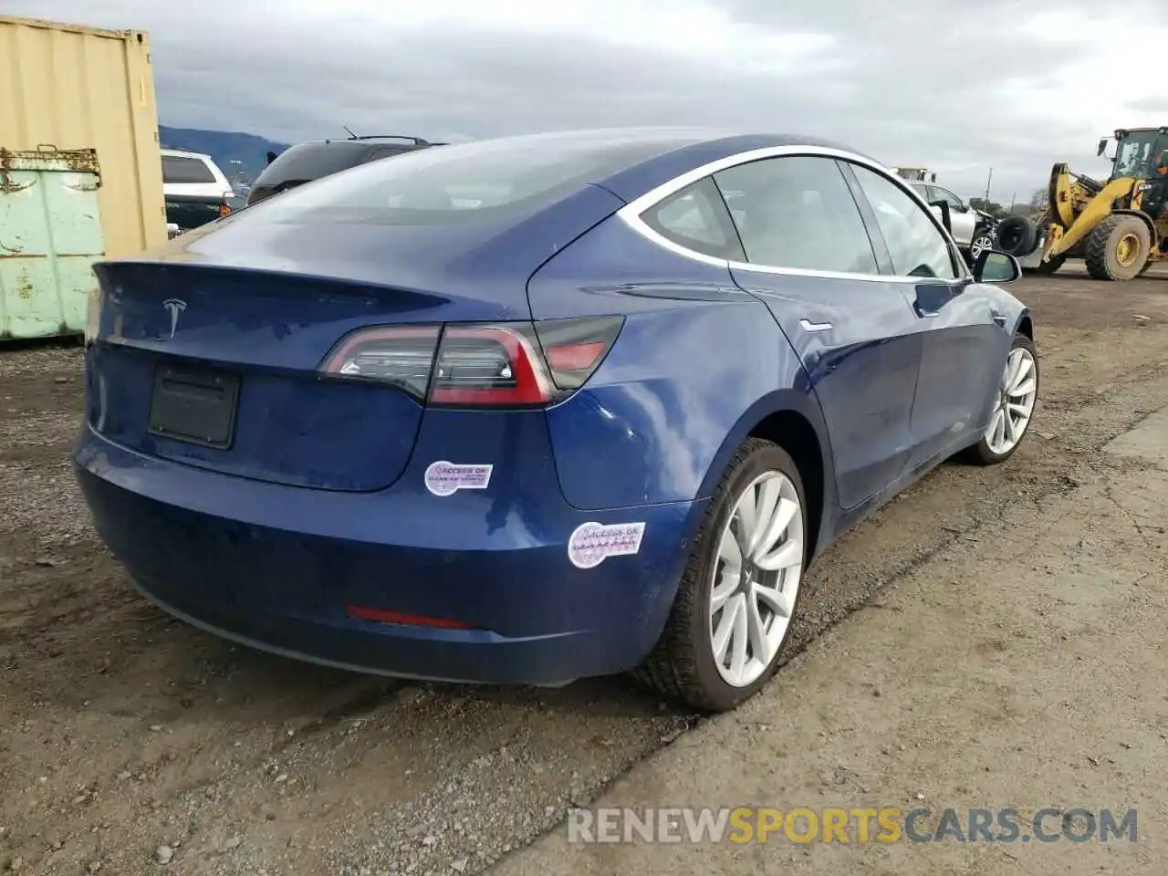 4 Photograph of a damaged car 5YJ3E1EA1KF417380 TESLA MODEL 3 2019