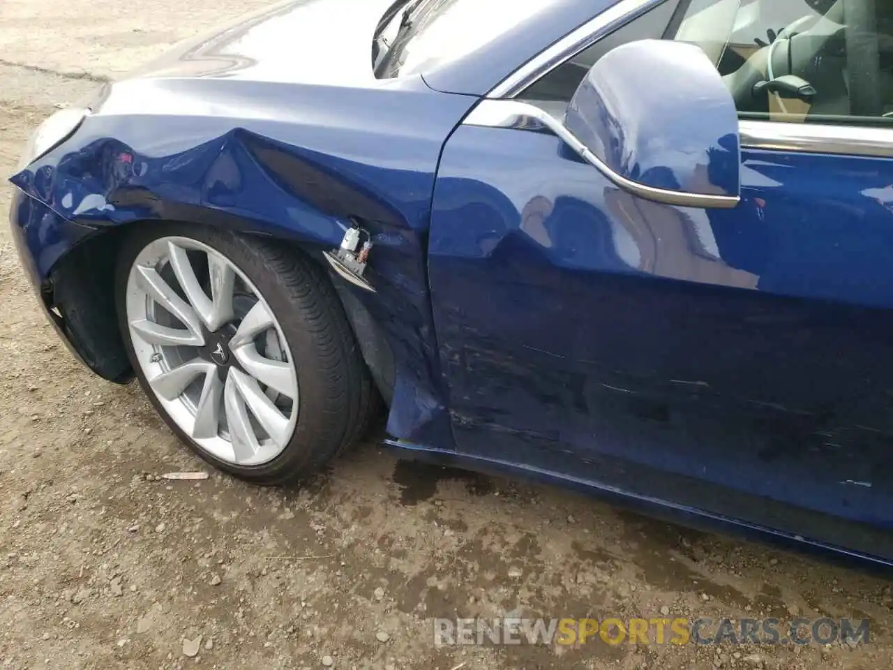 9 Photograph of a damaged car 5YJ3E1EA1KF417380 TESLA MODEL 3 2019