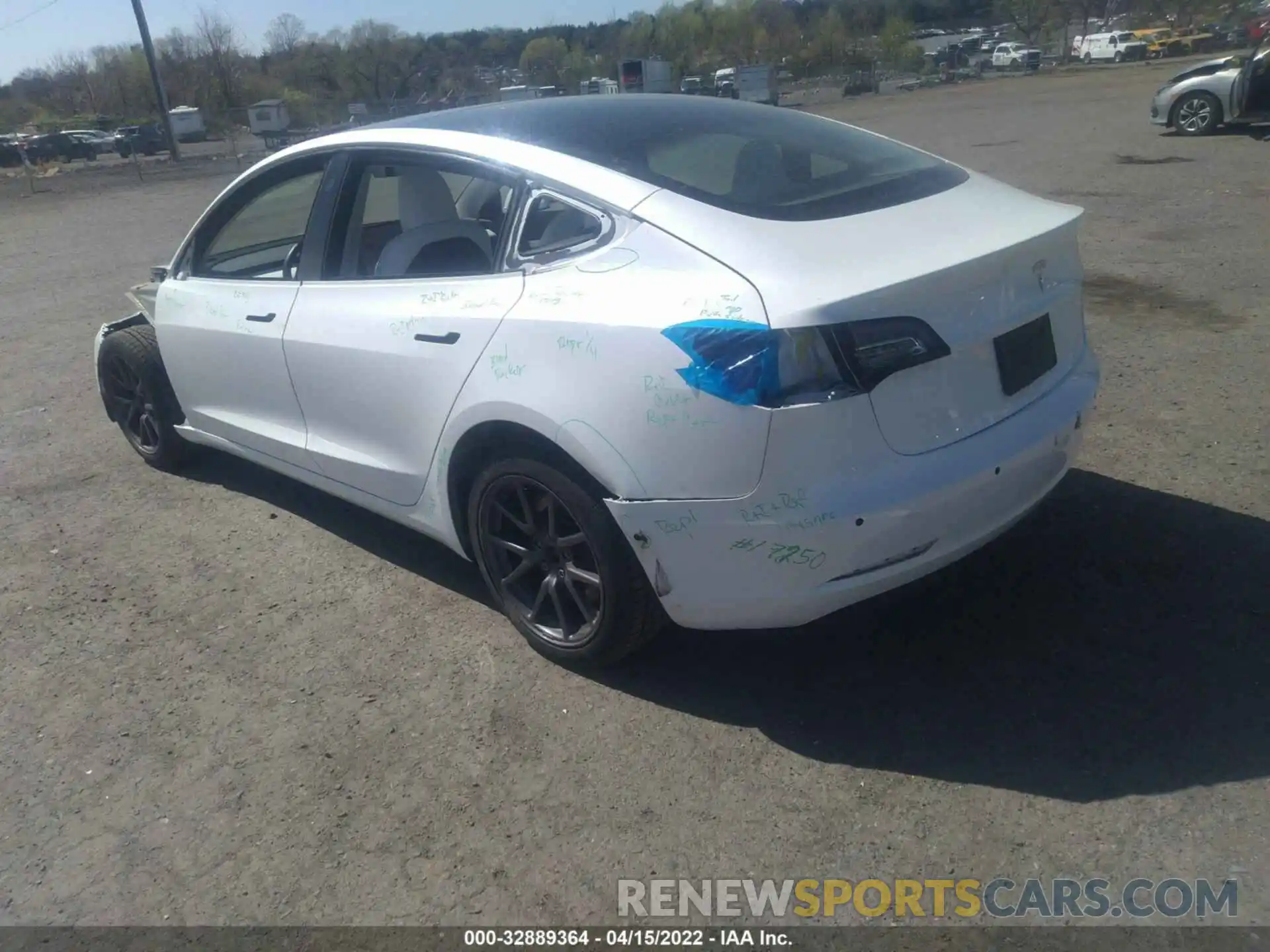 3 Photograph of a damaged car 5YJ3E1EA1KF417735 TESLA MODEL 3 2019