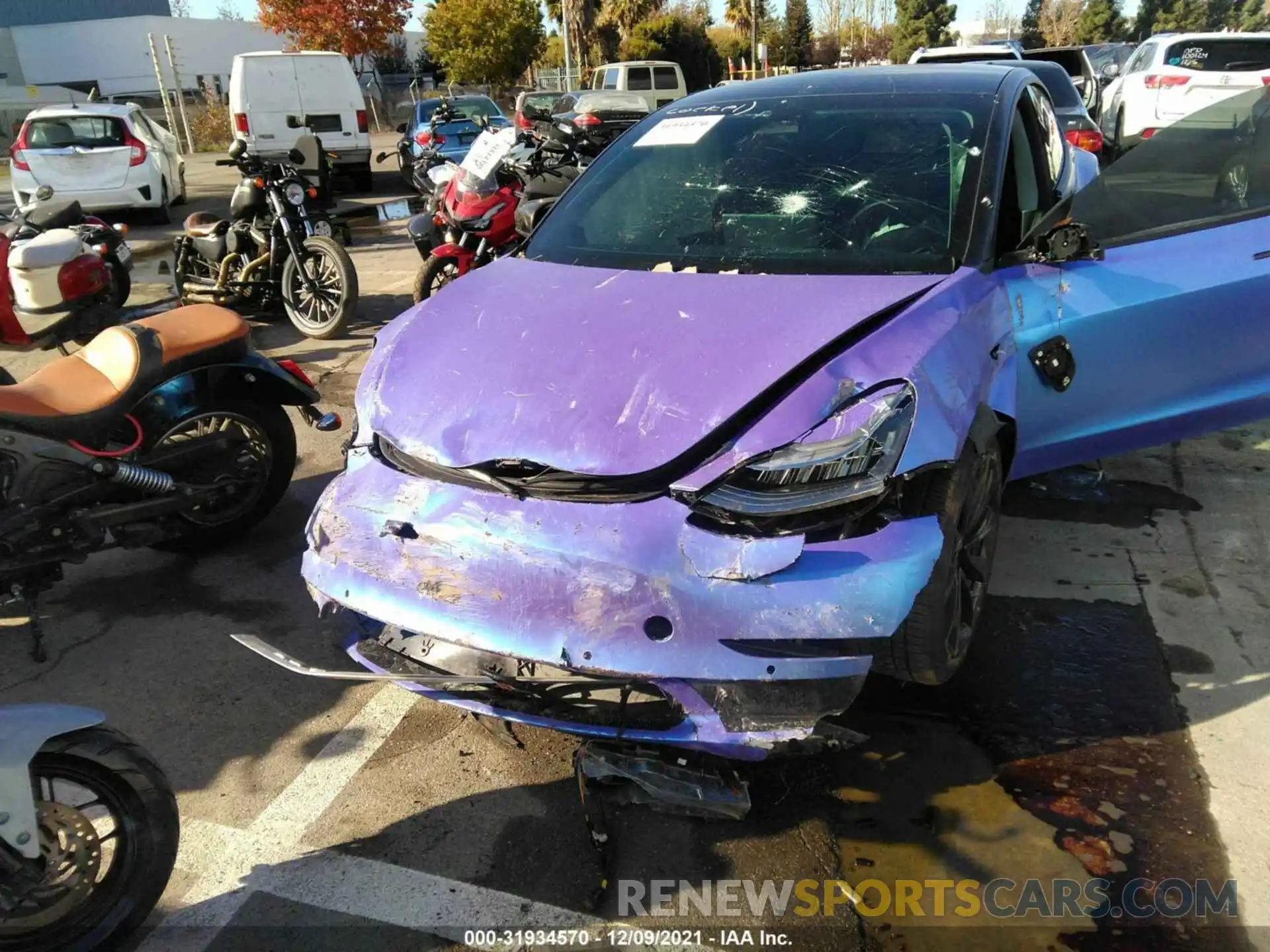 6 Photograph of a damaged car 5YJ3E1EA1KF419677 TESLA MODEL 3 2019