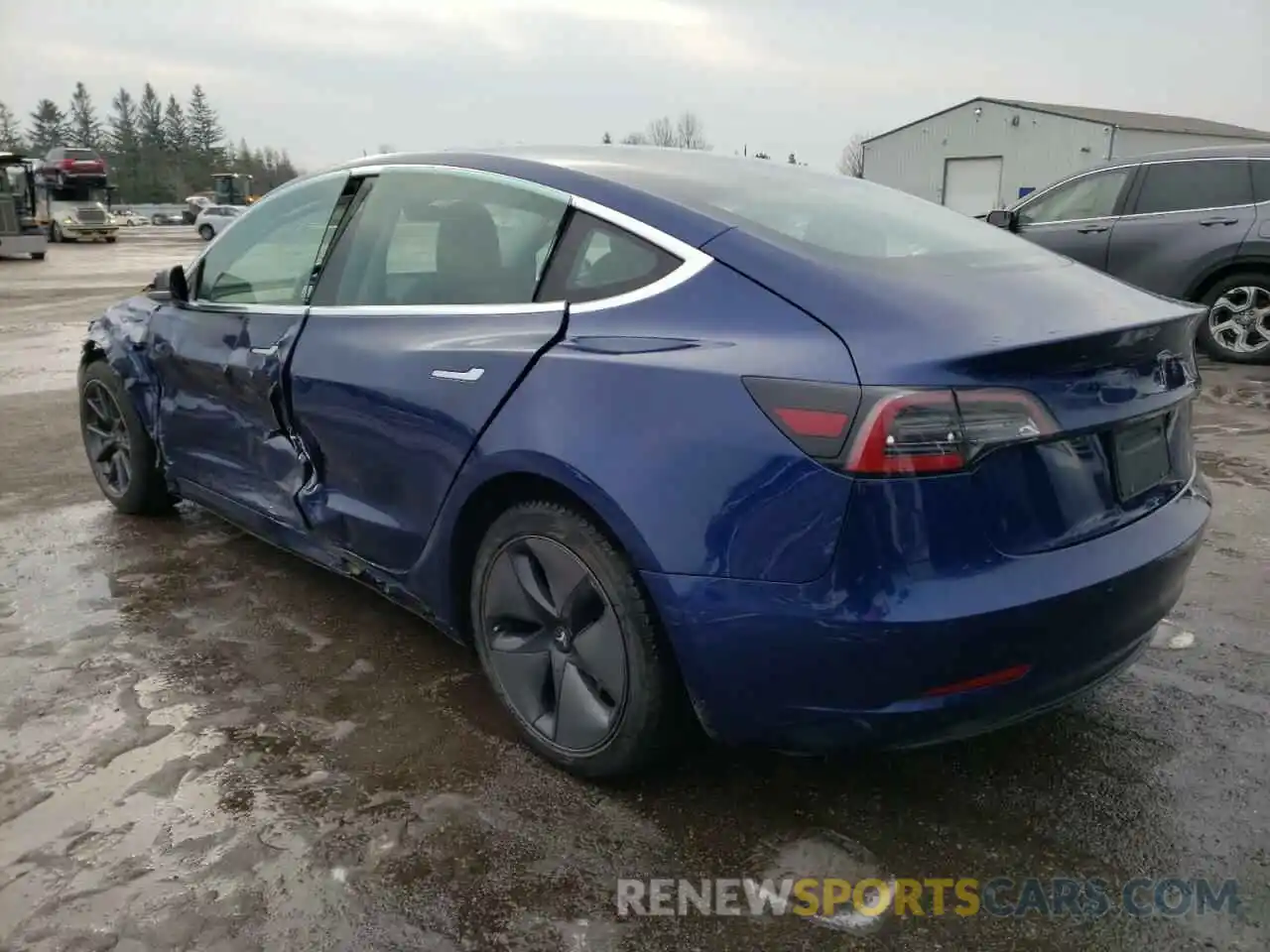 3 Photograph of a damaged car 5YJ3E1EA1KF422823 TESLA MODEL 3 2019