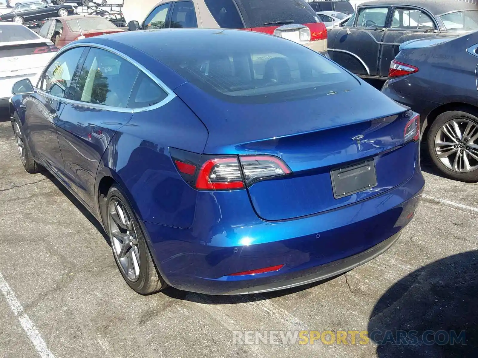 3 Photograph of a damaged car 5YJ3E1EA1KF424894 TESLA MODEL 3 2019