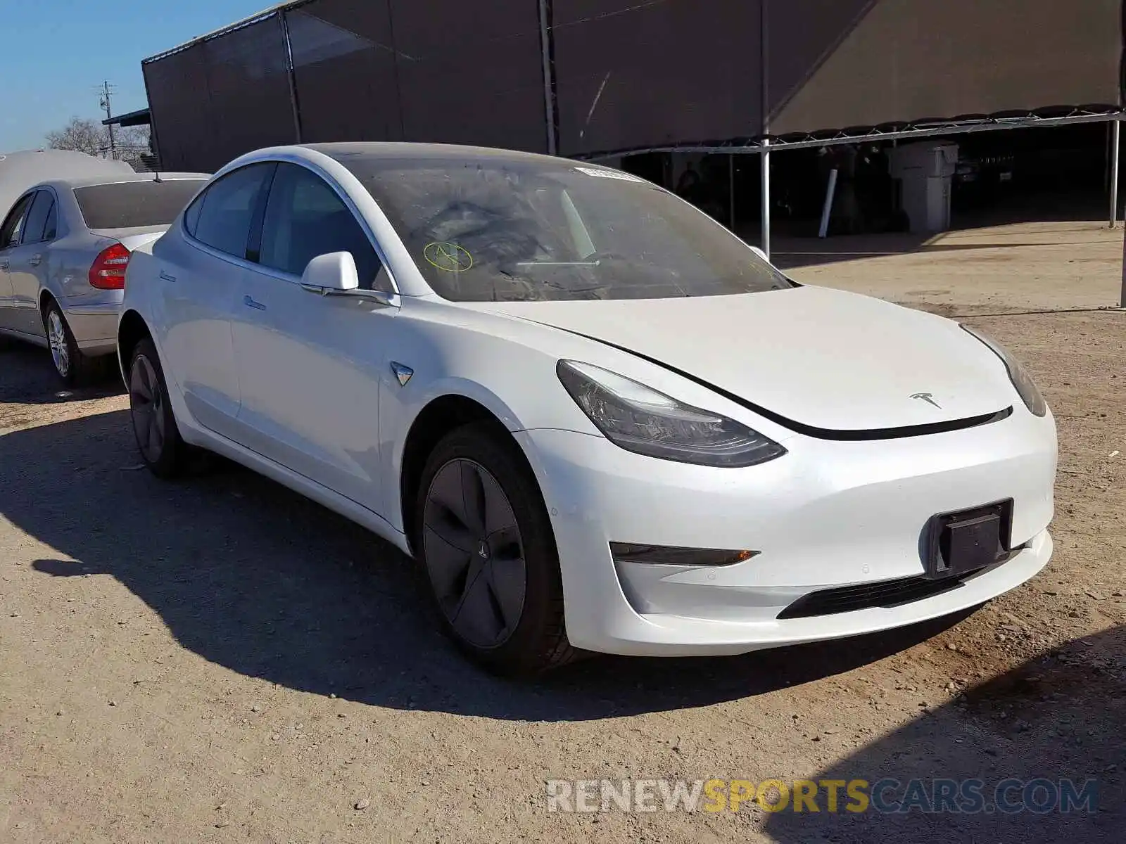 1 Photograph of a damaged car 5YJ3E1EA1KF426404 TESLA MODEL 3 2019