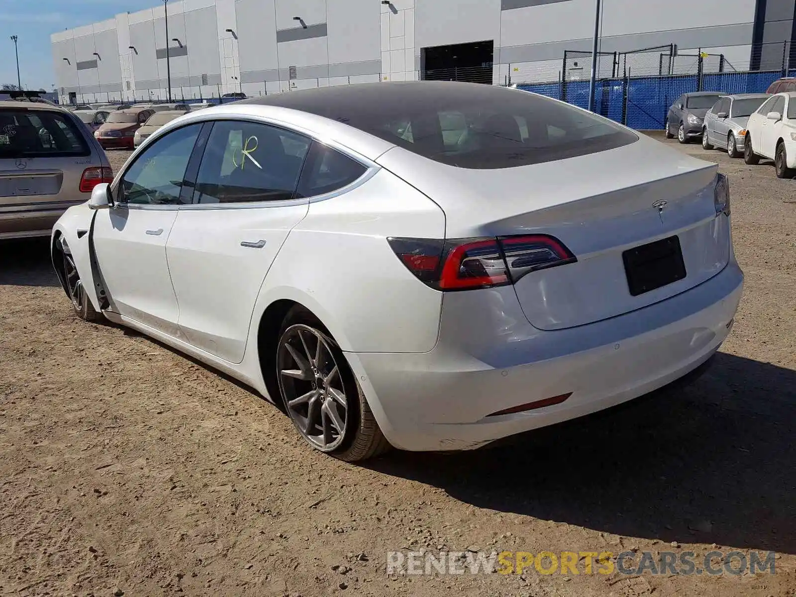 3 Photograph of a damaged car 5YJ3E1EA1KF426404 TESLA MODEL 3 2019