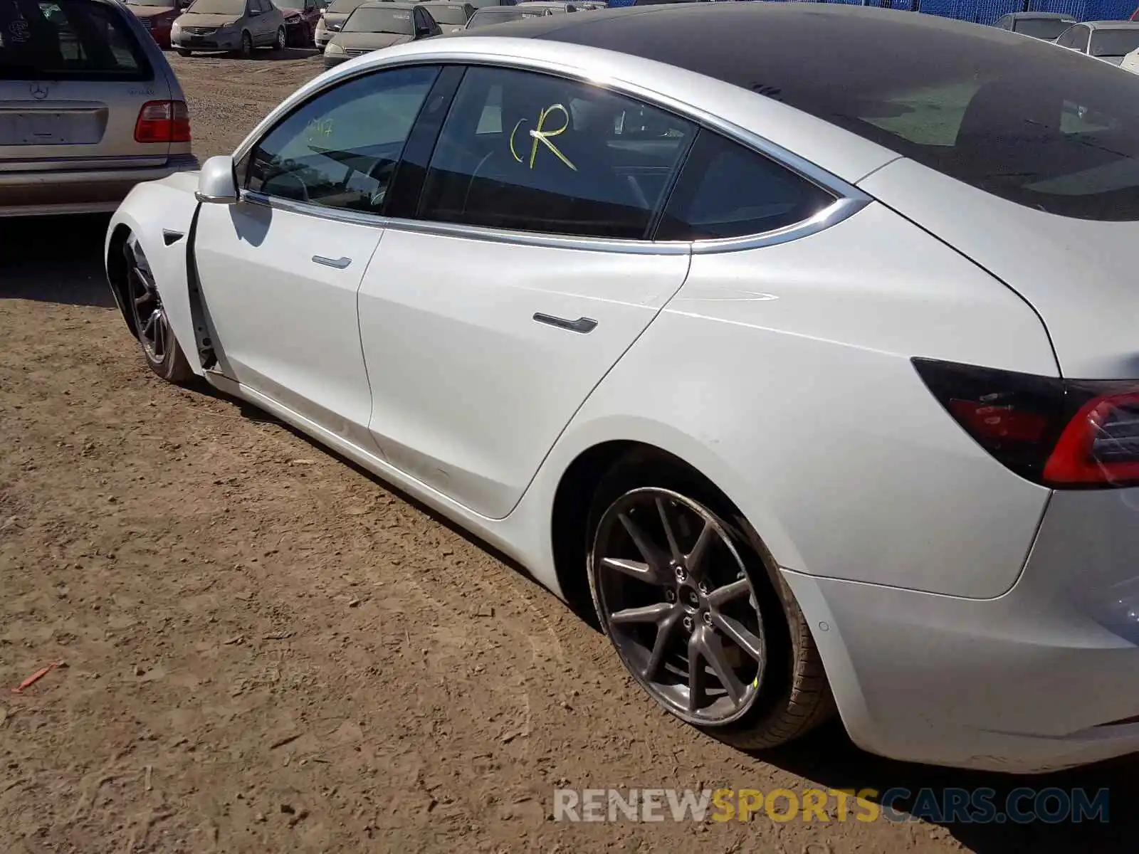 9 Photograph of a damaged car 5YJ3E1EA1KF426404 TESLA MODEL 3 2019