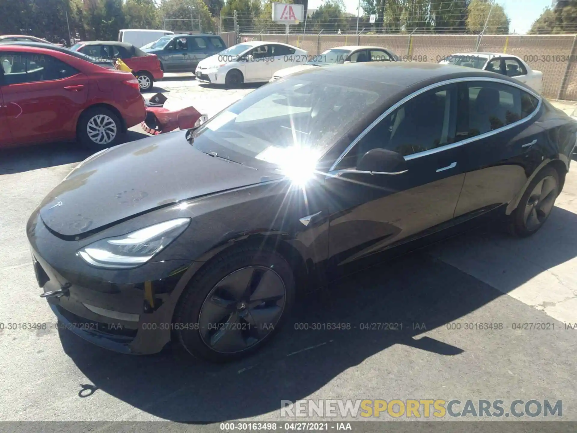 2 Фотография поврежденного автомобиля 5YJ3E1EA1KF426807 TESLA MODEL 3 2019