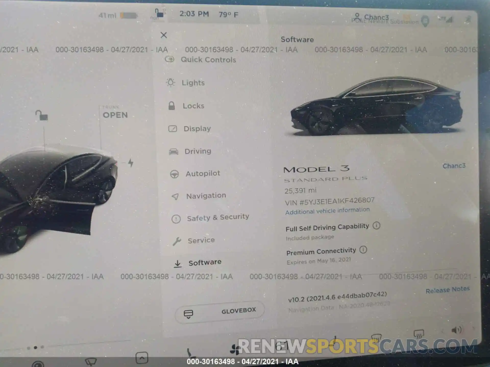 7 Photograph of a damaged car 5YJ3E1EA1KF426807 TESLA MODEL 3 2019