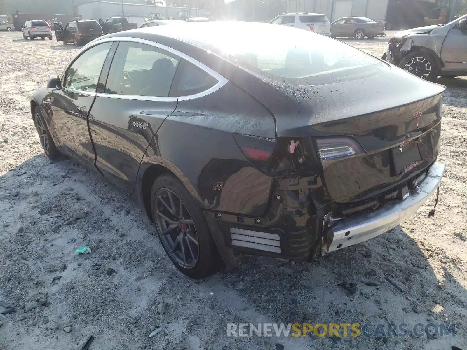 3 Photograph of a damaged car 5YJ3E1EA1KF428881 TESLA MODEL 3 2019