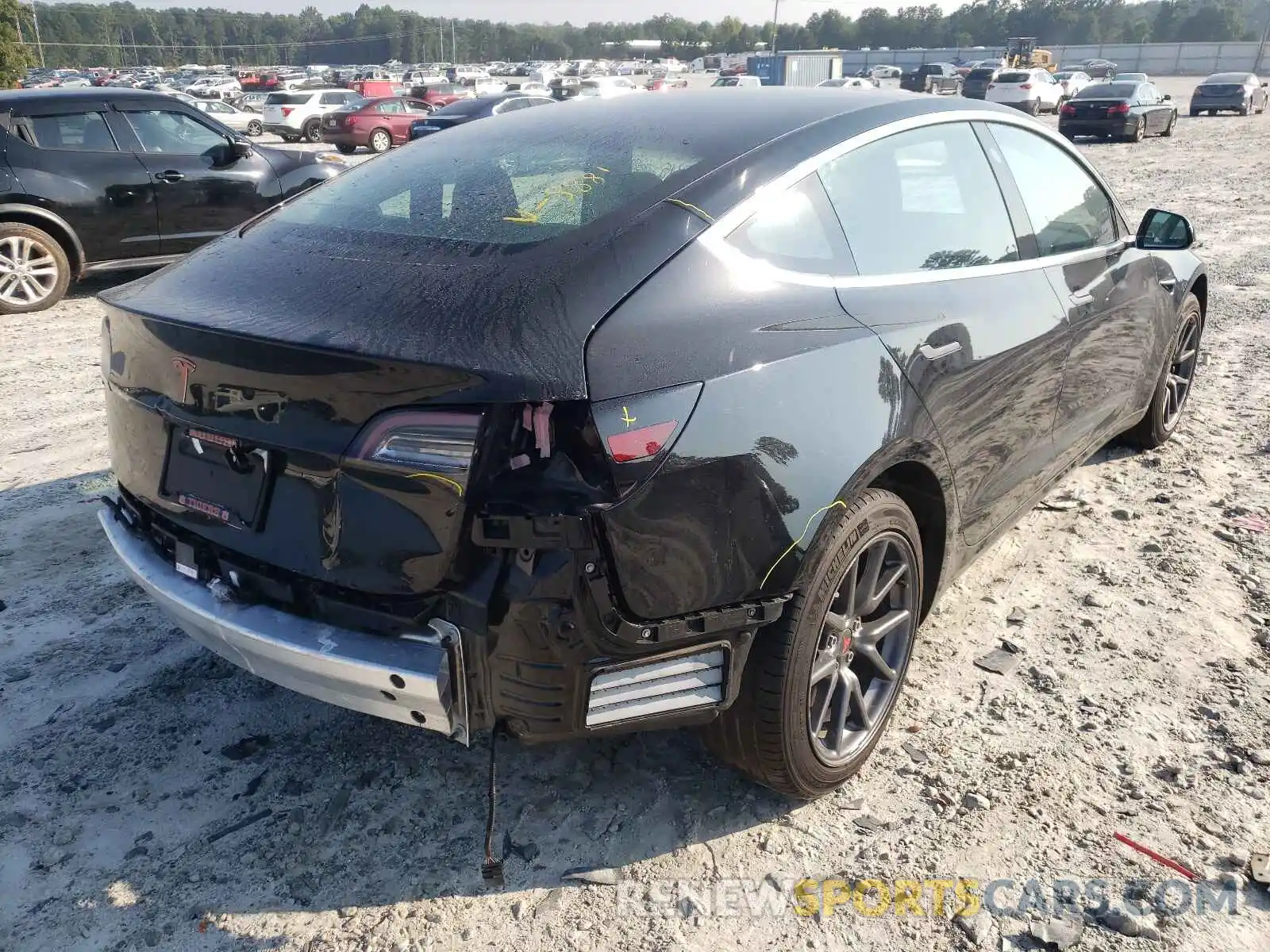 4 Photograph of a damaged car 5YJ3E1EA1KF428881 TESLA MODEL 3 2019