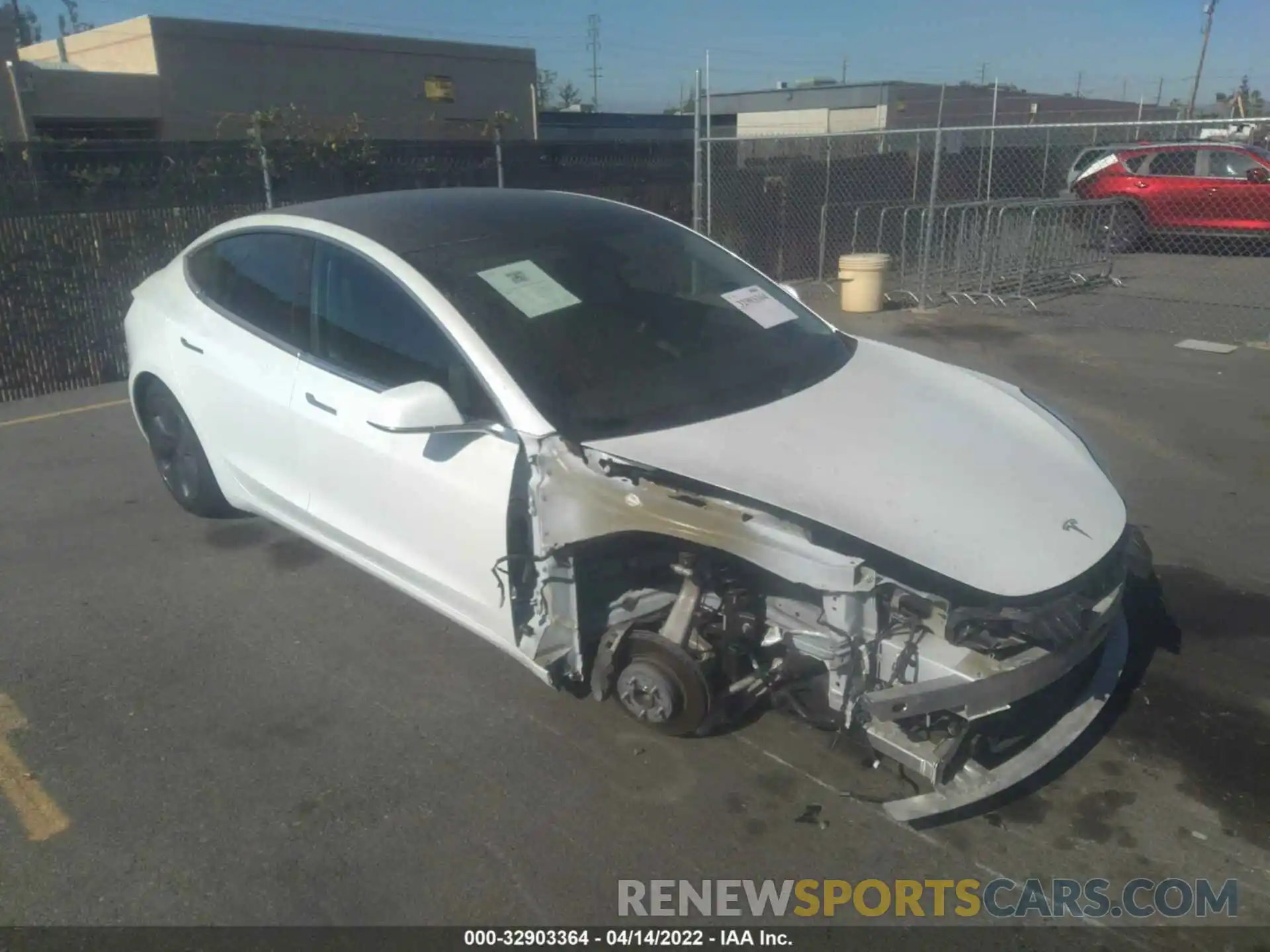 1 Photograph of a damaged car 5YJ3E1EA1KF430730 TESLA MODEL 3 2019