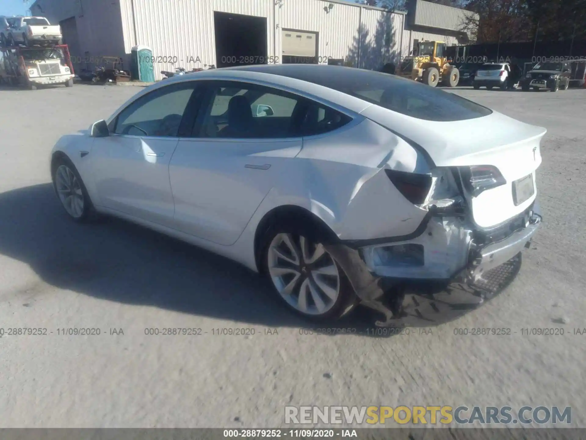 3 Photograph of a damaged car 5YJ3E1EA1KF466627 TESLA MODEL 3 2019