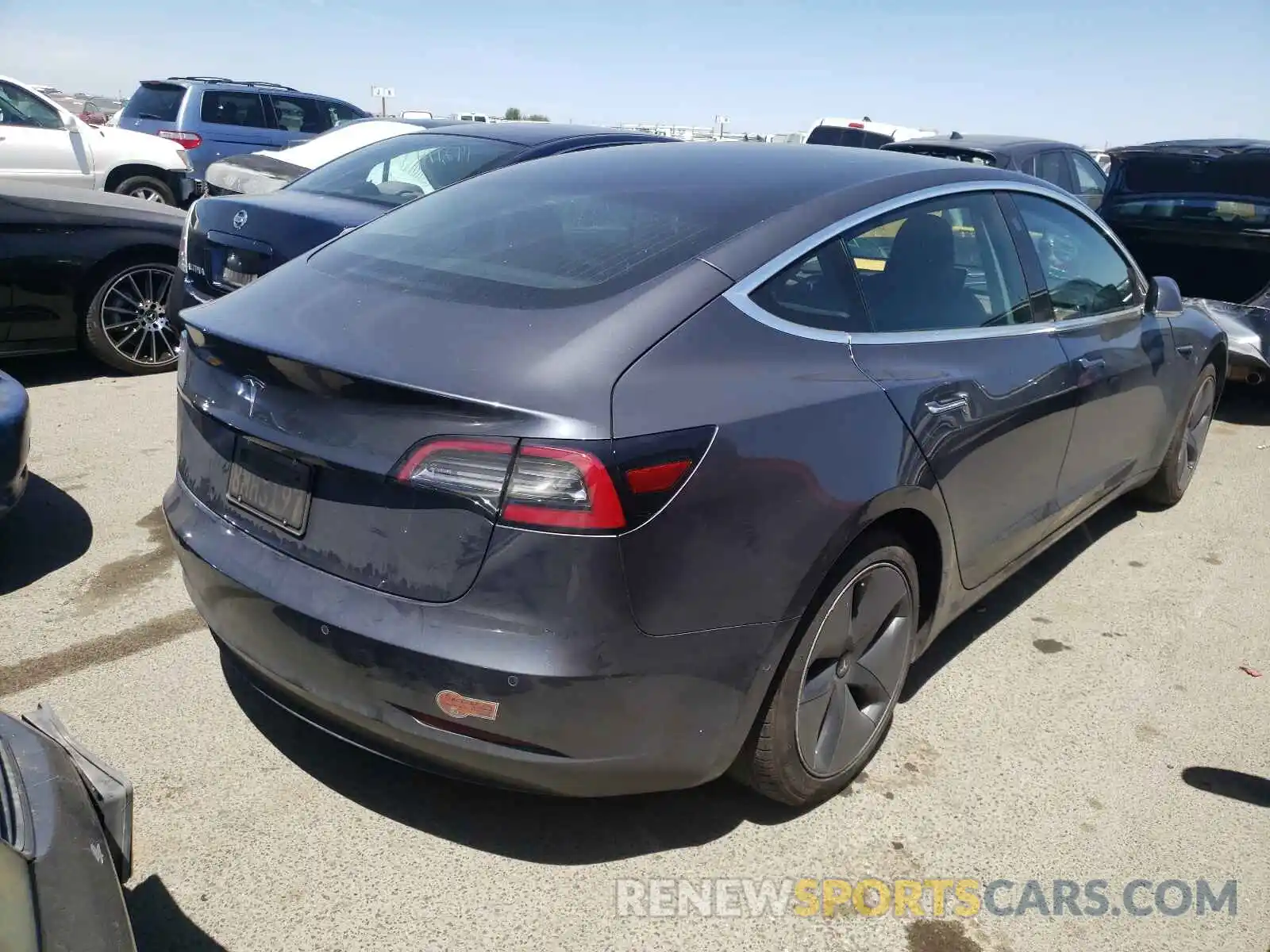 4 Photograph of a damaged car 5YJ3E1EA1KF480267 TESLA MODEL 3 2019