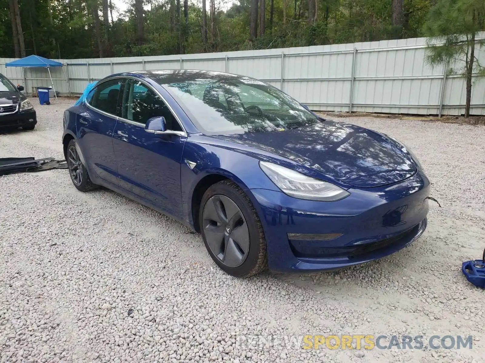 1 Photograph of a damaged car 5YJ3E1EA1KF482679 TESLA MODEL 3 2019