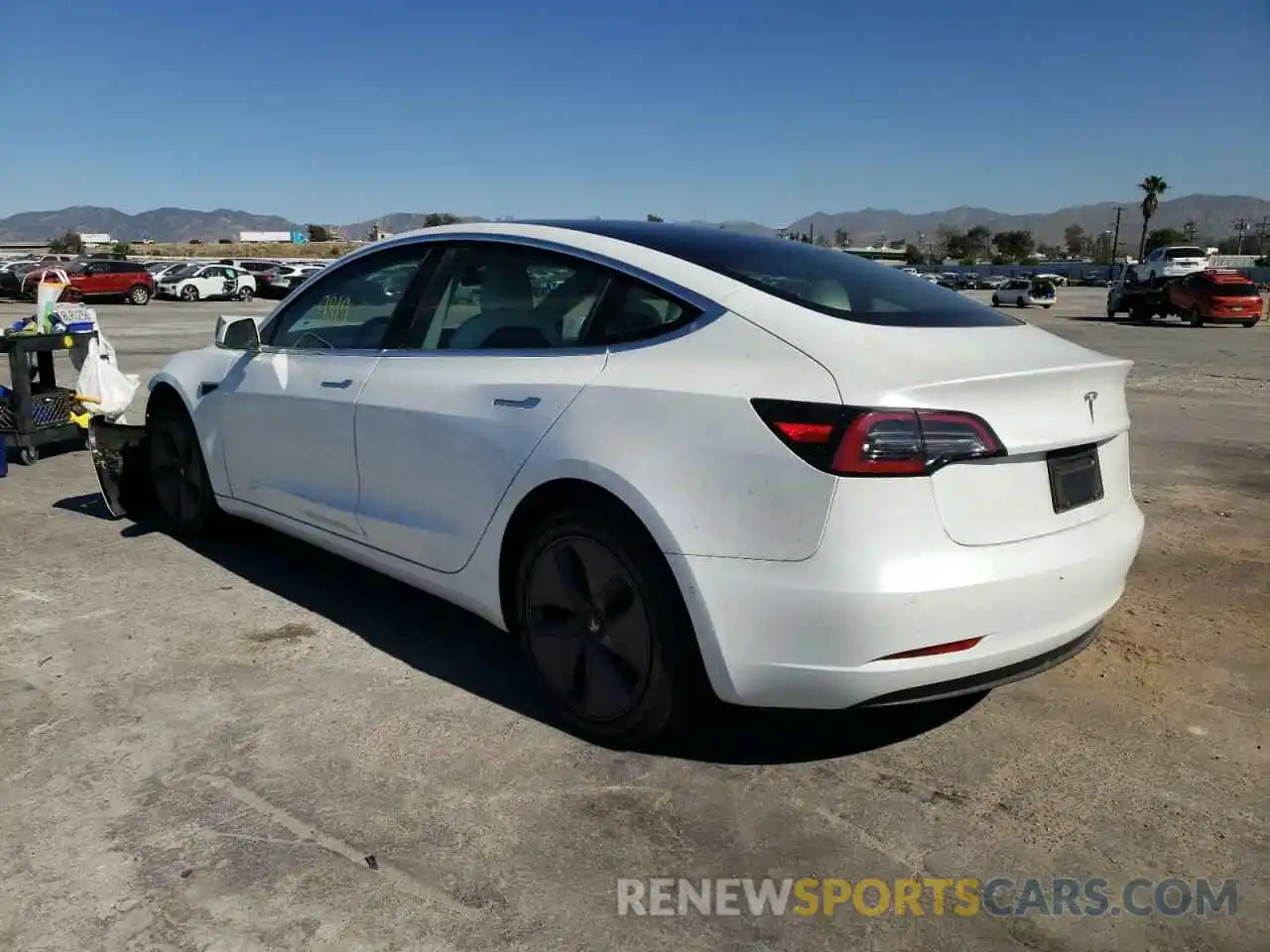 3 Photograph of a damaged car 5YJ3E1EA1KF486229 TESLA MODEL 3 2019