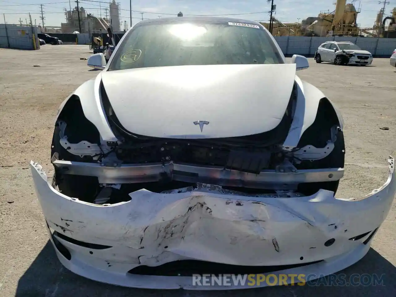 9 Photograph of a damaged car 5YJ3E1EA1KF486229 TESLA MODEL 3 2019