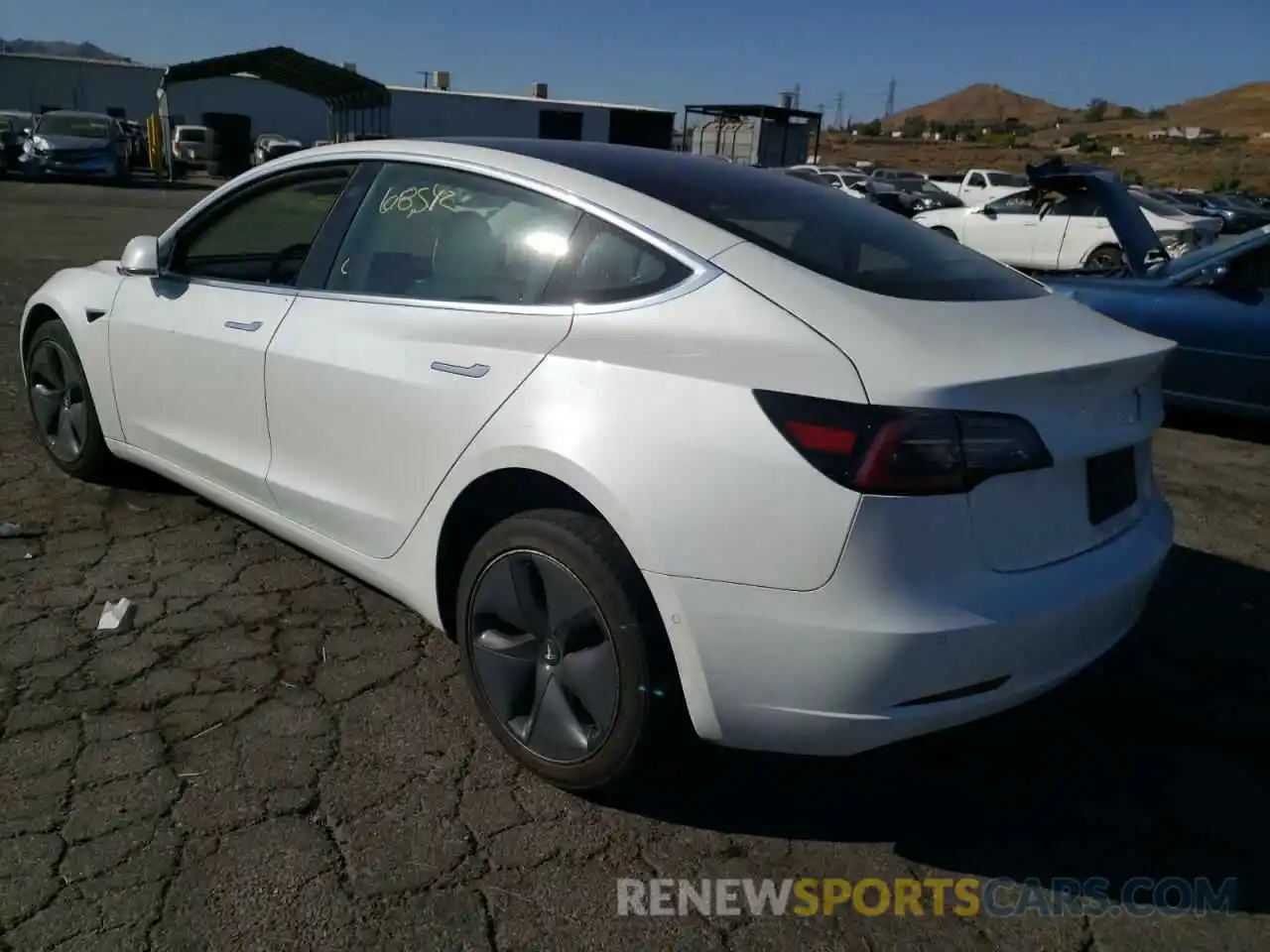 3 Photograph of a damaged car 5YJ3E1EA1KF486490 TESLA MODEL 3 2019