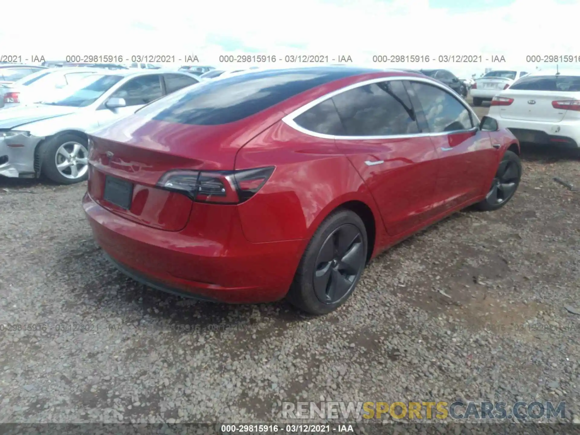 4 Фотография поврежденного автомобиля 5YJ3E1EA1KF508973 TESLA MODEL 3 2019