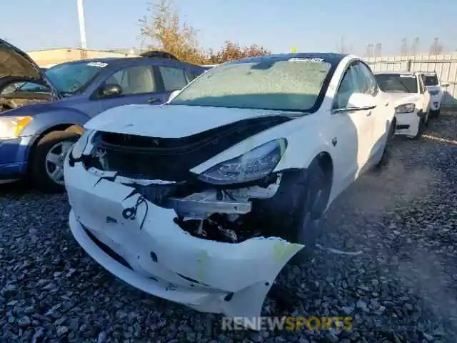 2 Photograph of a damaged car 5YJ3E1EA1KF515146 TESLA MODEL 3 2019