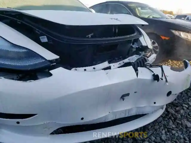 9 Photograph of a damaged car 5YJ3E1EA1KF515146 TESLA MODEL 3 2019