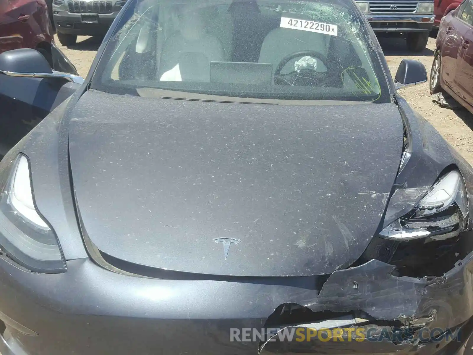 7 Photograph of a damaged car 5YJ3E1EA1KF519570 TESLA MODEL 3 2019