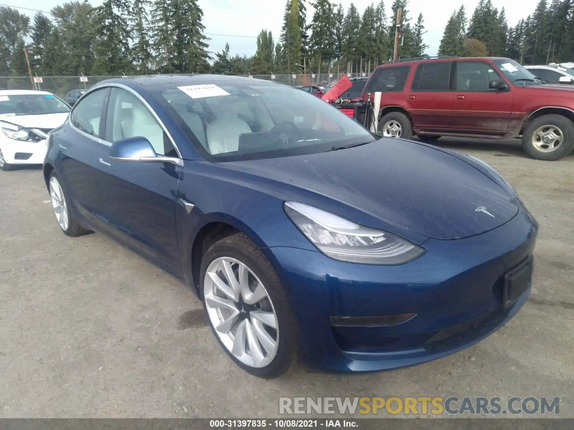 1 Фотография поврежденного автомобиля 5YJ3E1EA1KF528706 TESLA MODEL 3 2019