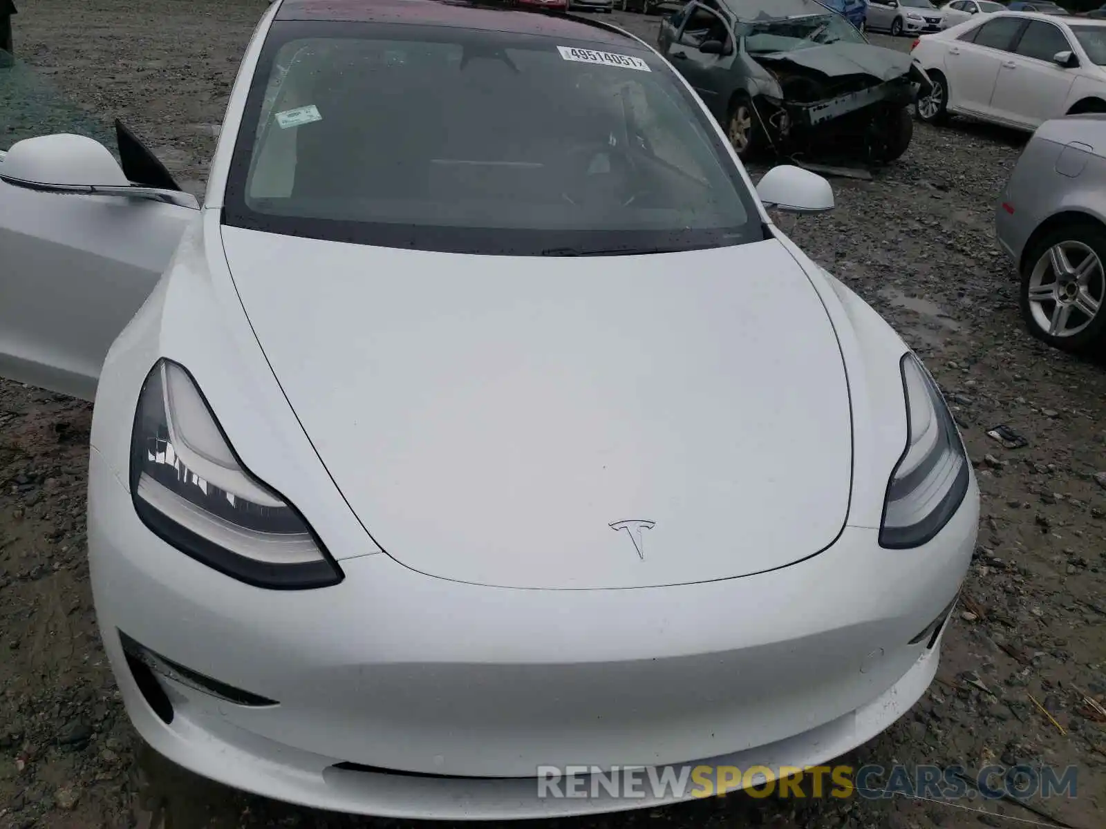 7 Photograph of a damaged car 5YJ3E1EA2KF190555 TESLA MODEL 3 2019