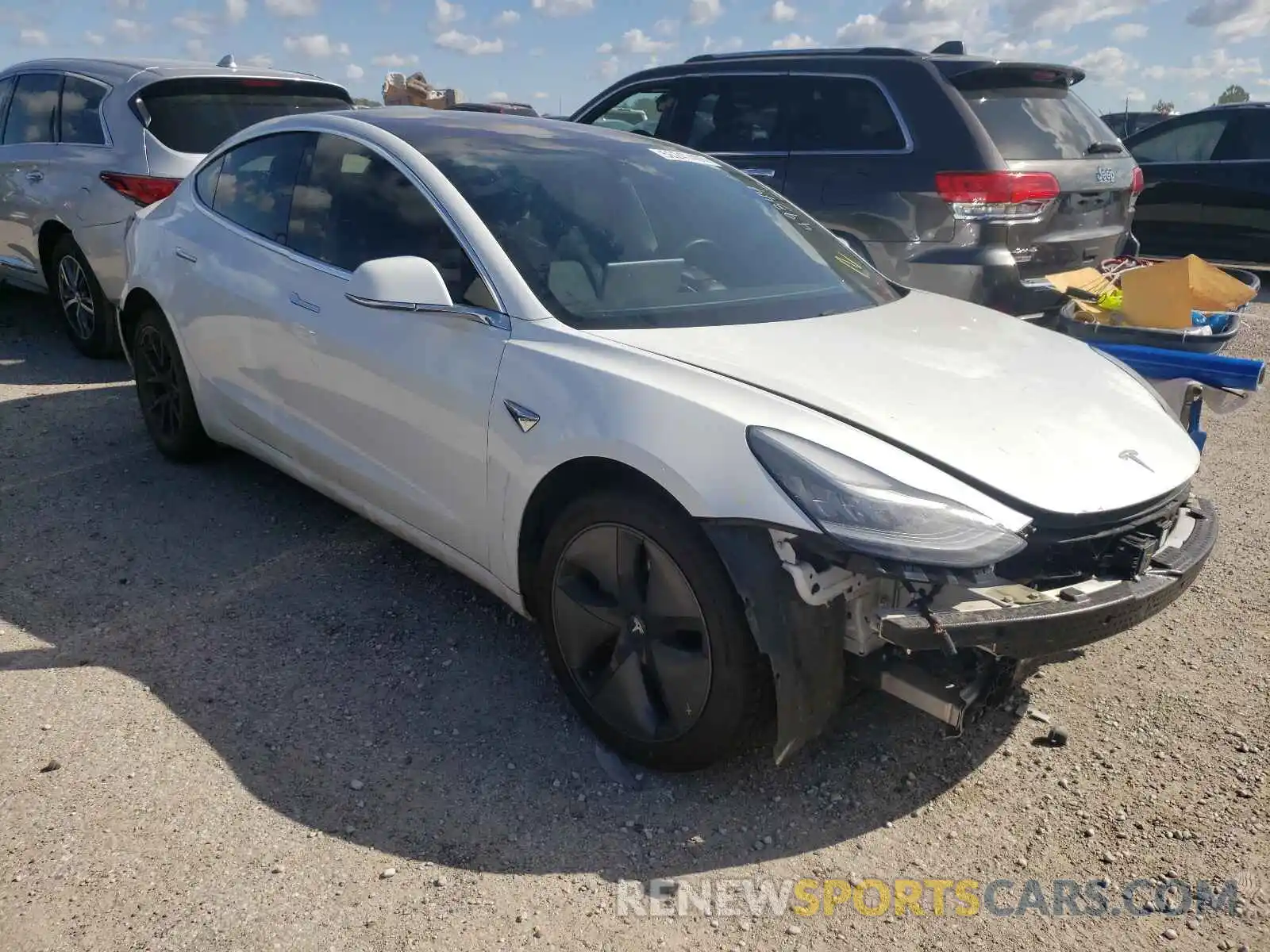 1 Фотография поврежденного автомобиля 5YJ3E1EA2KF190622 TESLA MODEL 3 2019