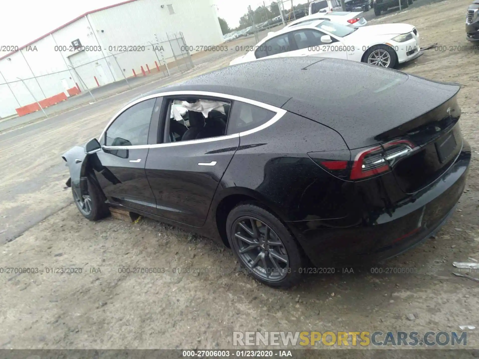 3 Photograph of a damaged car 5YJ3E1EA2KF193083 TESLA MODEL 3 2019