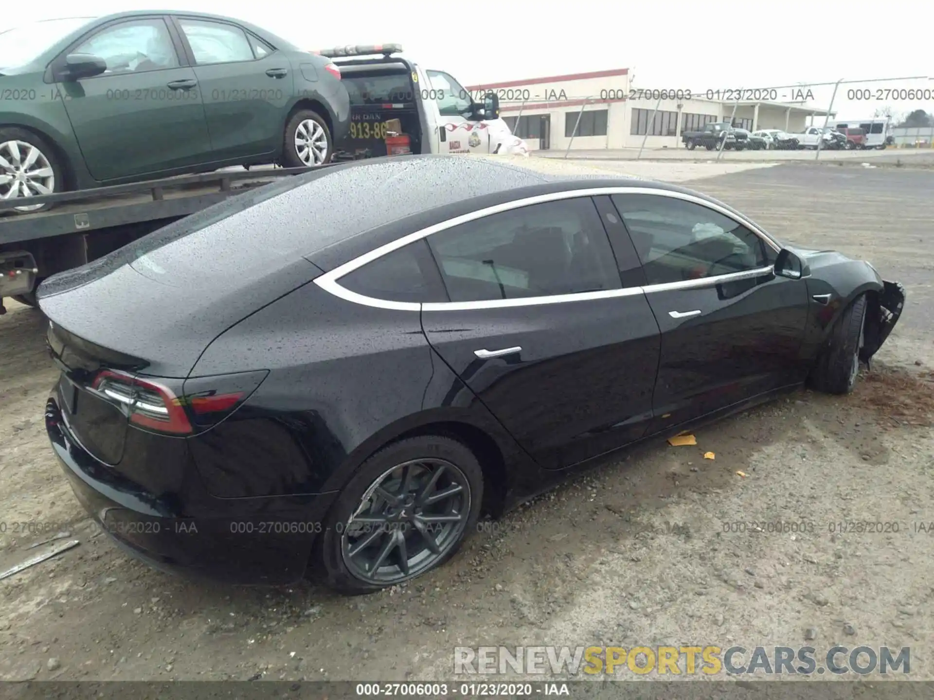 4 Фотография поврежденного автомобиля 5YJ3E1EA2KF193083 TESLA MODEL 3 2019