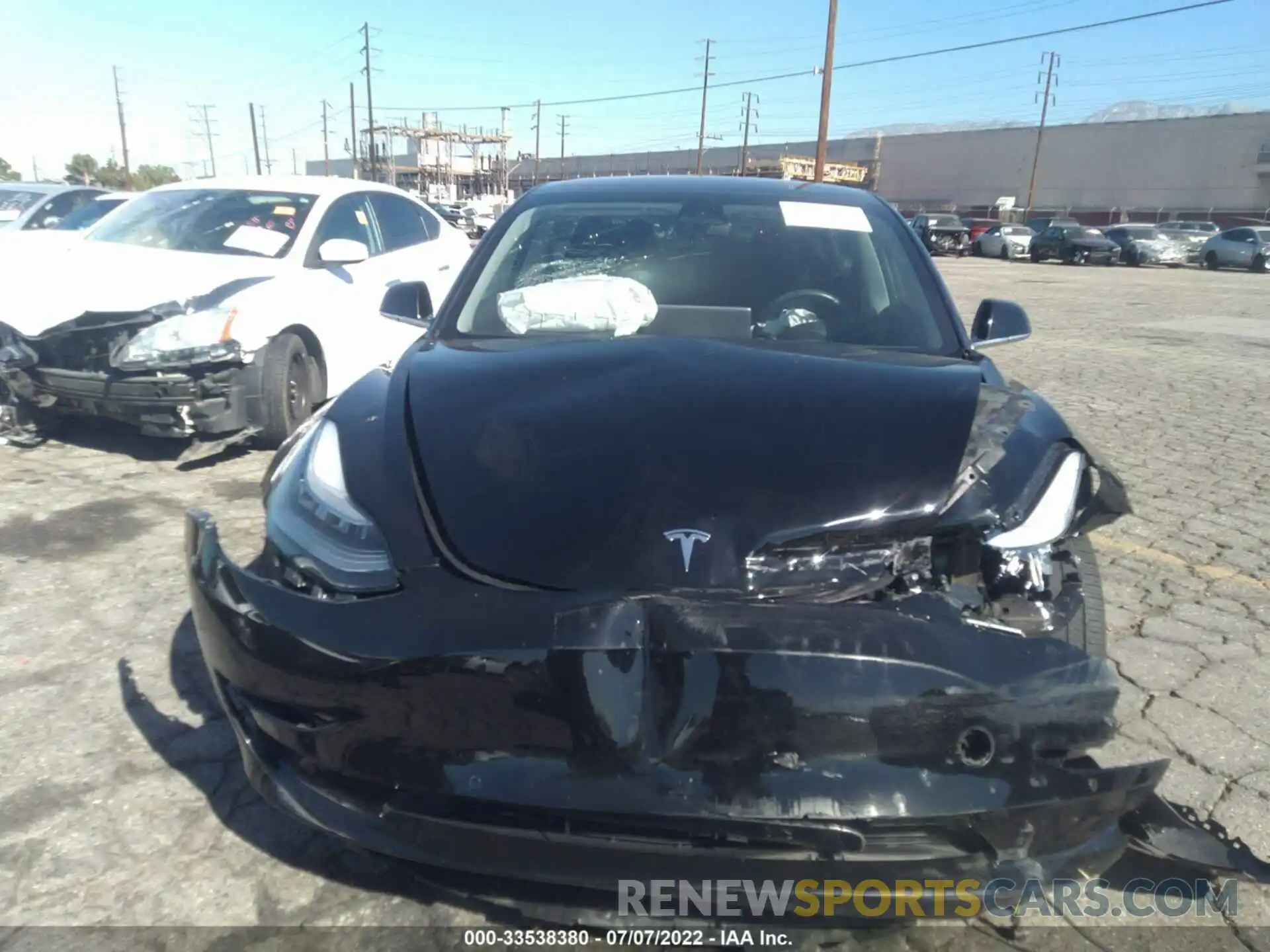 6 Photograph of a damaged car 5YJ3E1EA2KF193360 TESLA MODEL 3 2019