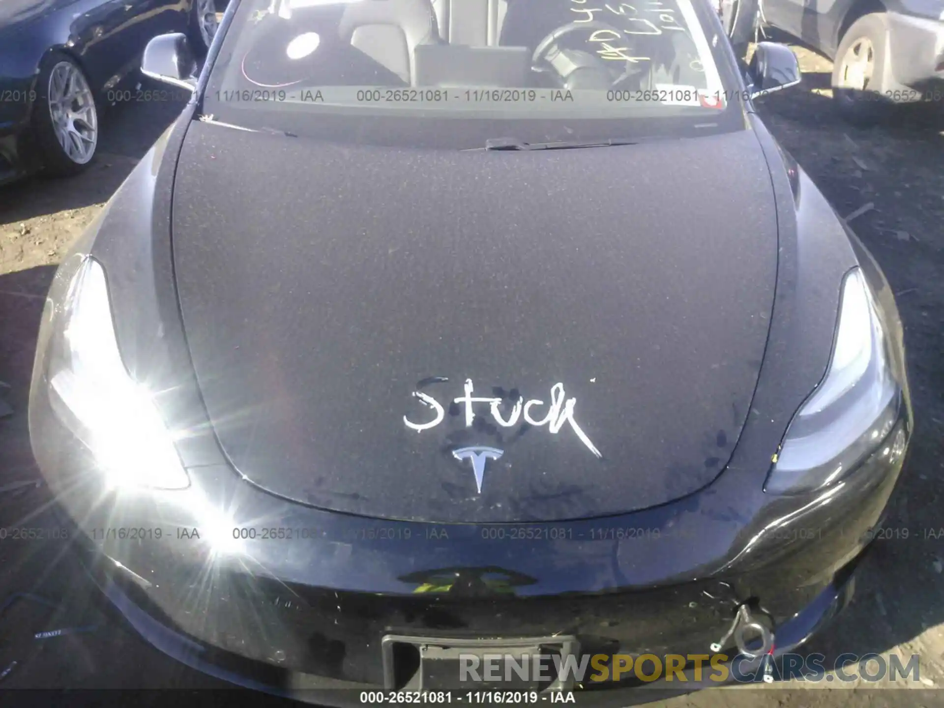 10 Photograph of a damaged car 5YJ3E1EA2KF296861 TESLA MODEL 3 2019