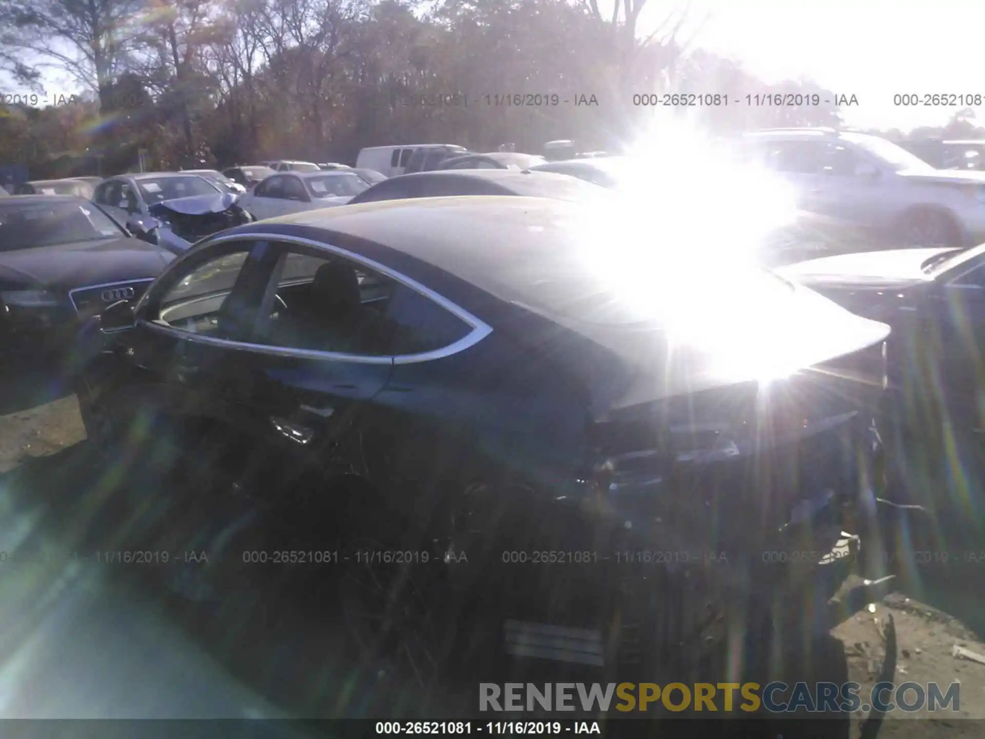 3 Photograph of a damaged car 5YJ3E1EA2KF296861 TESLA MODEL 3 2019