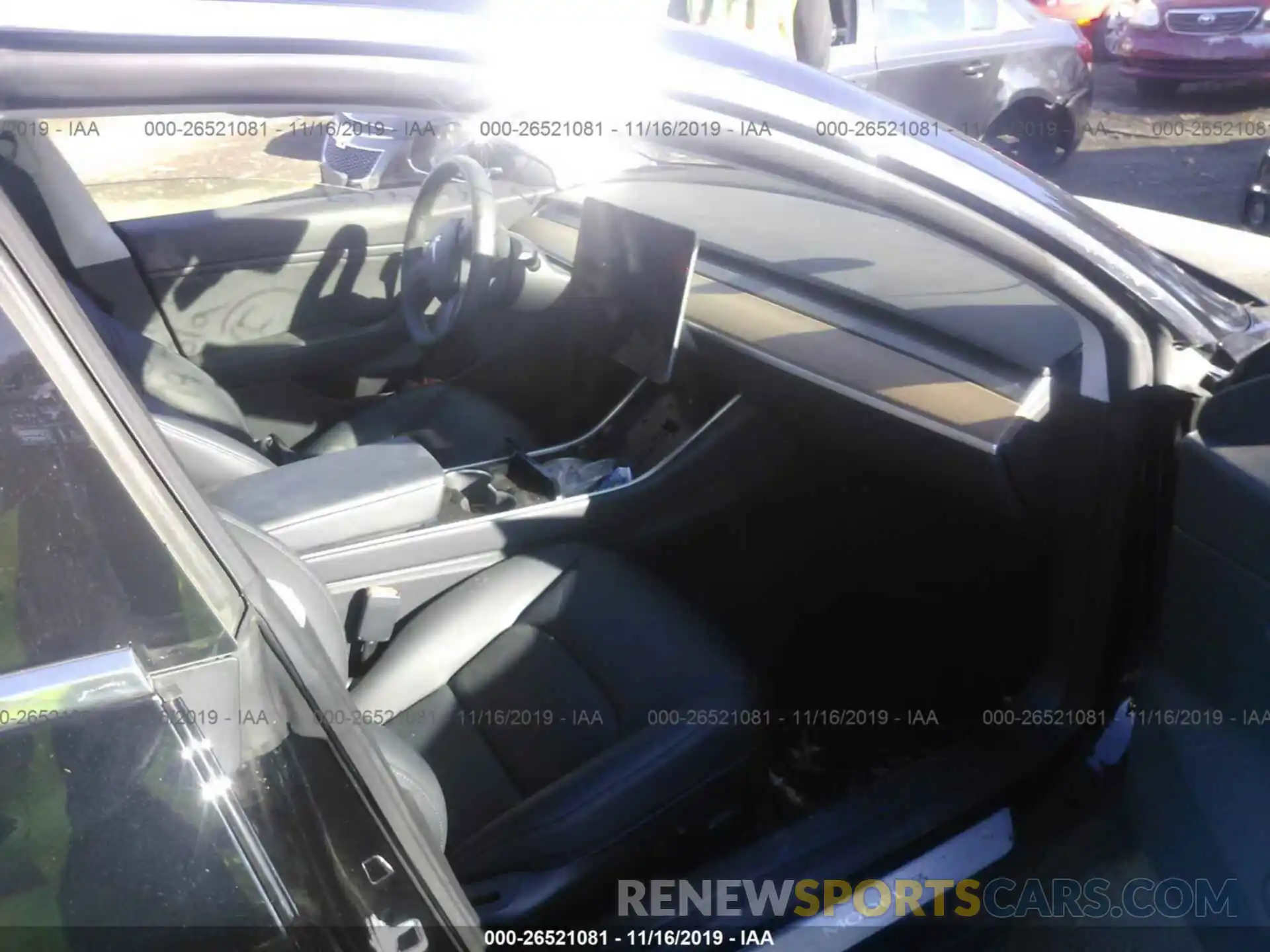 5 Photograph of a damaged car 5YJ3E1EA2KF296861 TESLA MODEL 3 2019