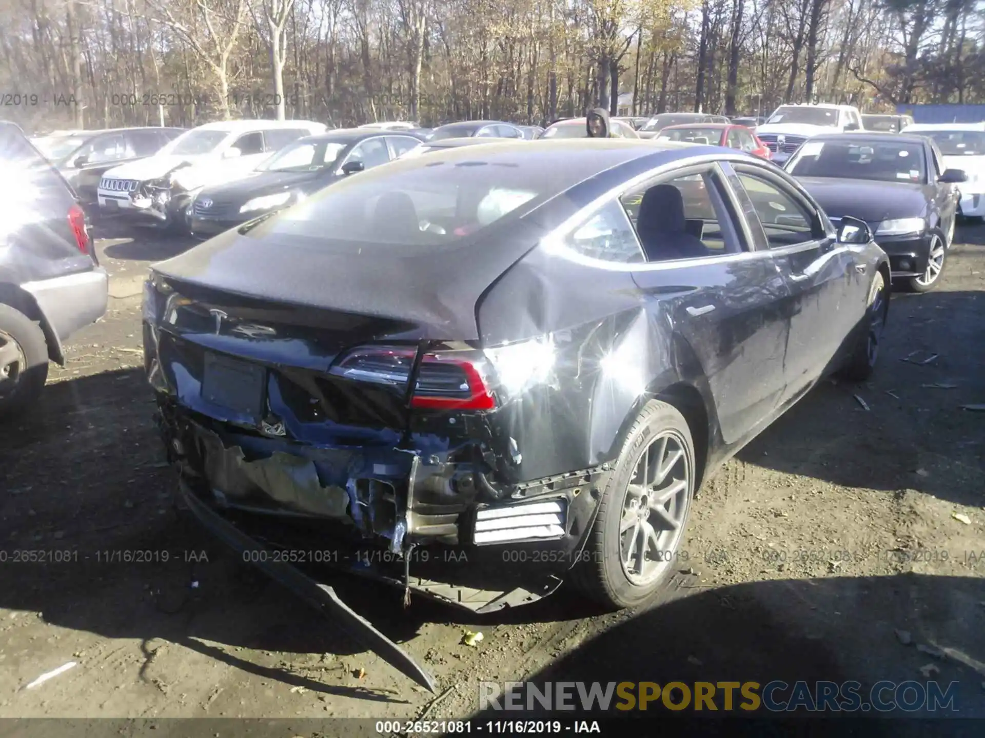 6 Photograph of a damaged car 5YJ3E1EA2KF296861 TESLA MODEL 3 2019