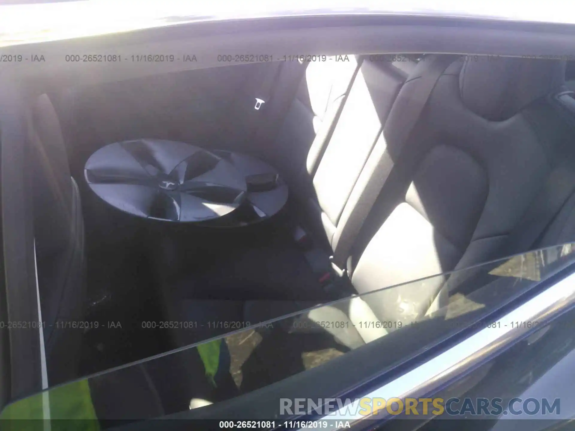 8 Photograph of a damaged car 5YJ3E1EA2KF296861 TESLA MODEL 3 2019