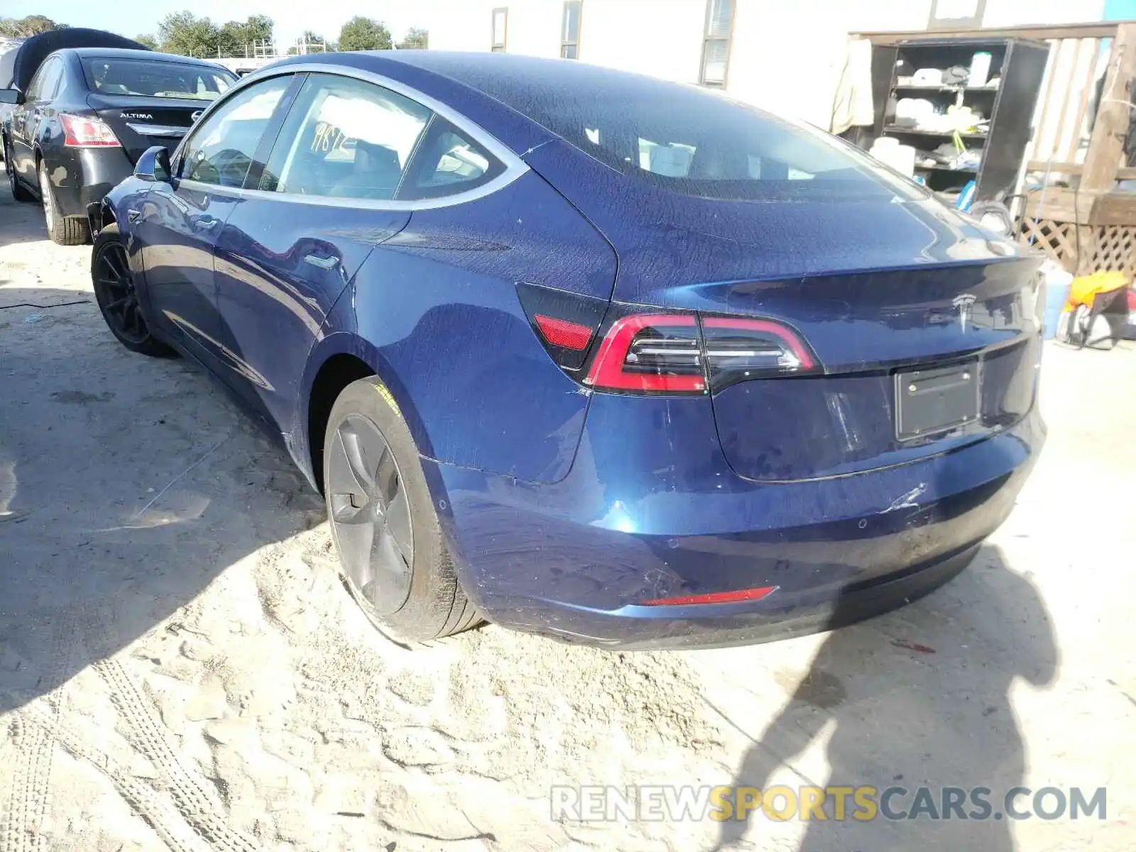 3 Photograph of a damaged car 5YJ3E1EA2KF299615 TESLA MODEL 3 2019