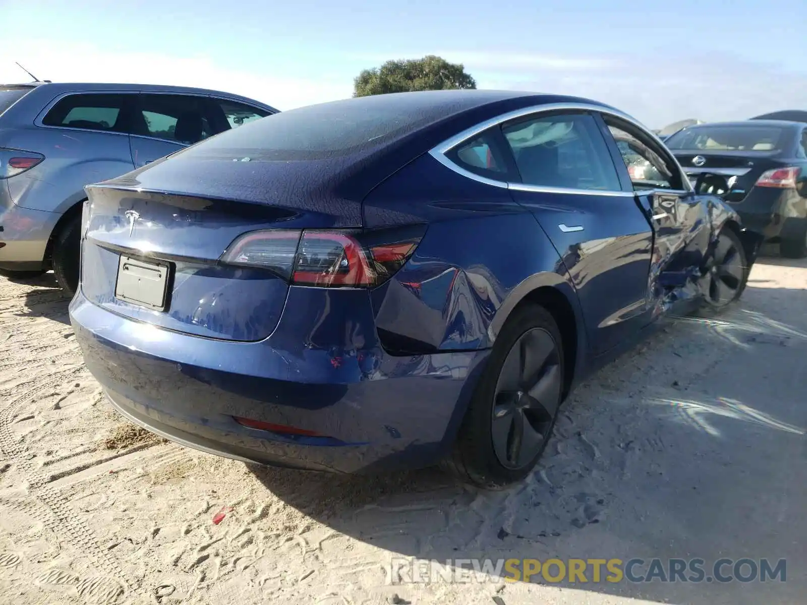 4 Photograph of a damaged car 5YJ3E1EA2KF299615 TESLA MODEL 3 2019